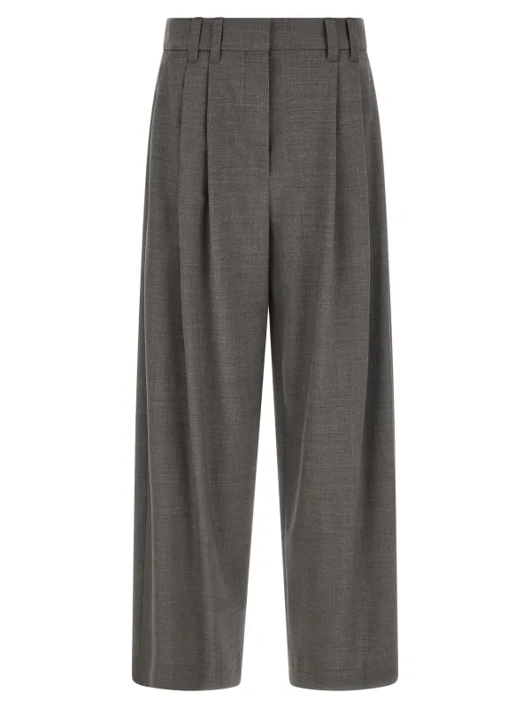 Wide Range Of Trousers Pants Gray made by Brunello Cucinelli