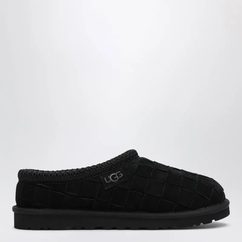 Black Tasman Woven Slip-Ons In Suede made by UGG