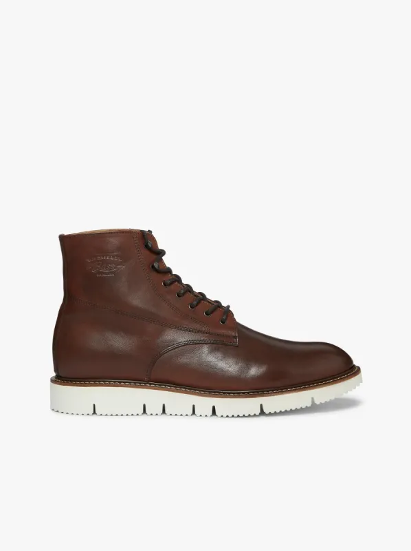 Brewer Round Toe Wedge Boots made by G.H.BASS