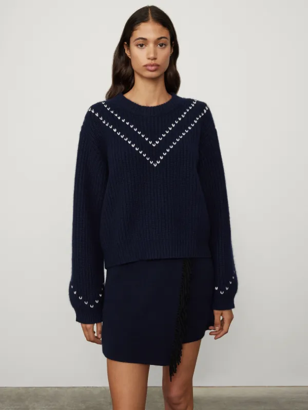 The Thelma Sweater made by Lisa Yang