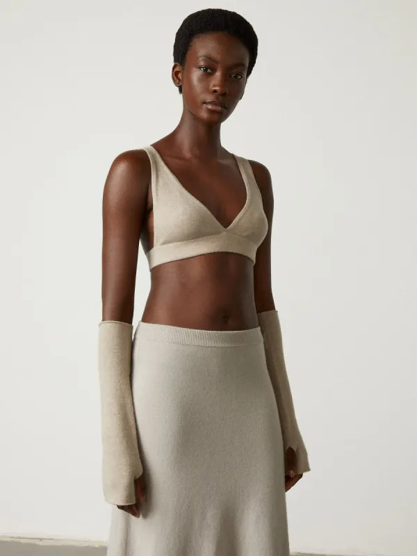 The Aspen Arm Warmers sold by Lisa Yang