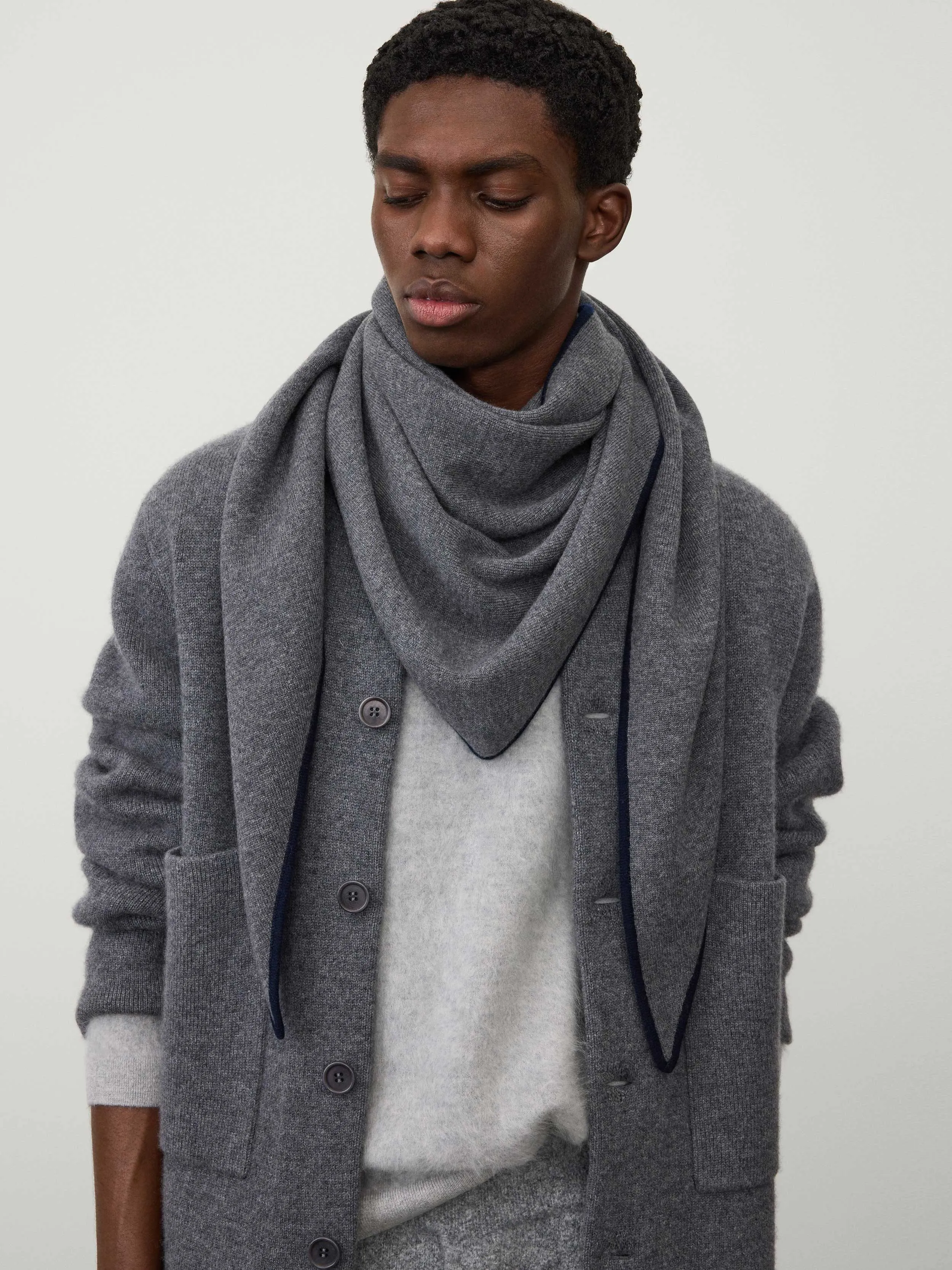 The Bandana Contrast Large Scarf sold by Lisa Yang