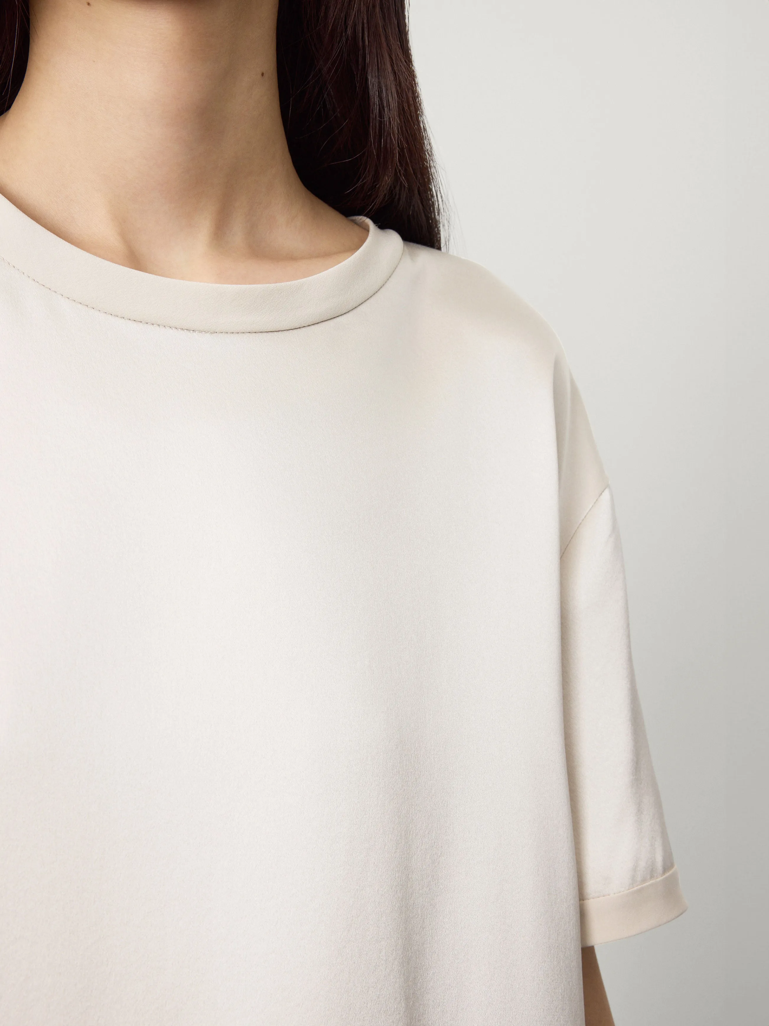 The Round Neck T-Shirt sold by Lisa Yang product image thumbnail 4