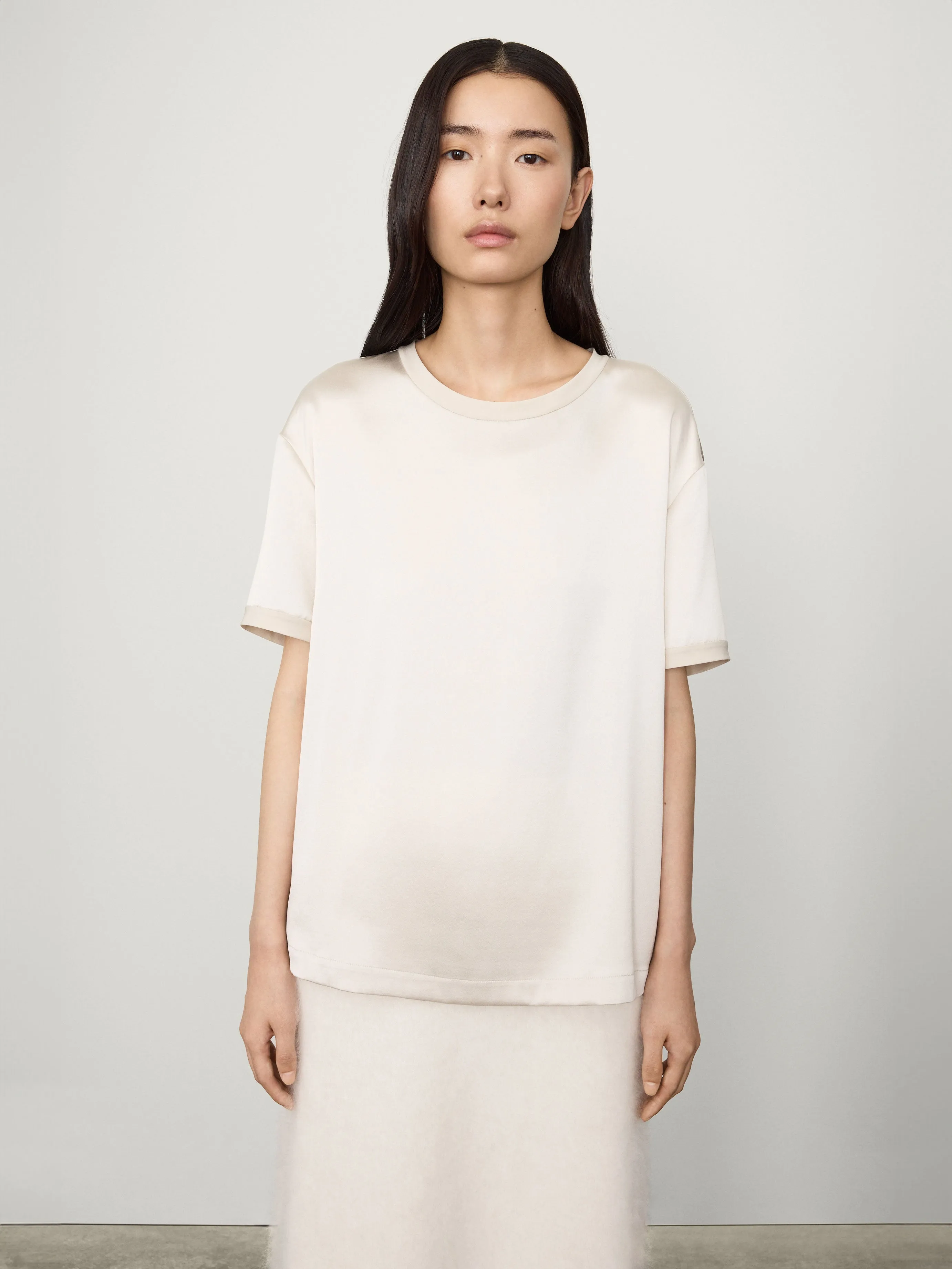 The Round Neck T-Shirt sold by Lisa Yang product image thumbnail 3