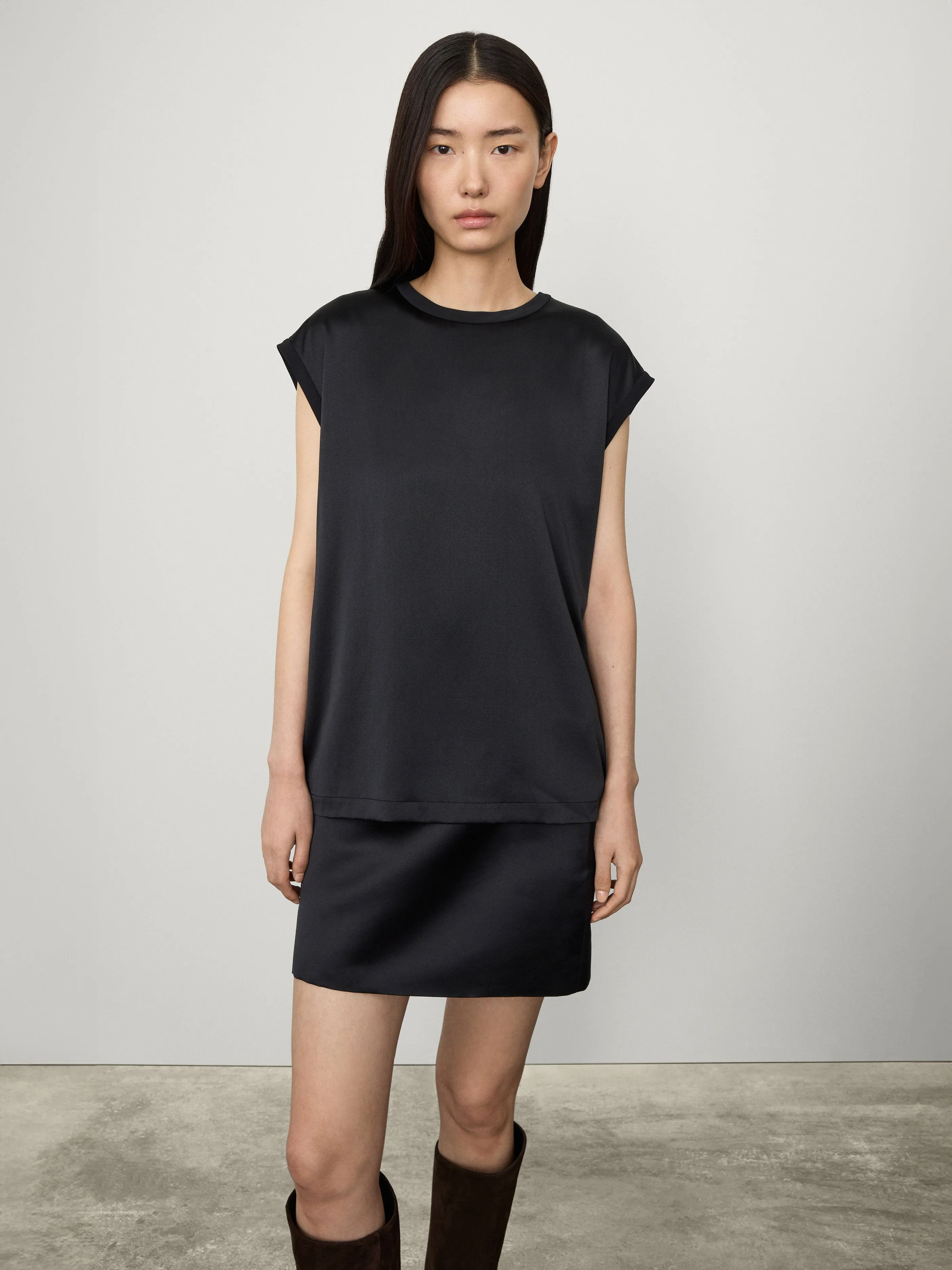 The Round Neck Sleeveless Top sold by Lisa Yang