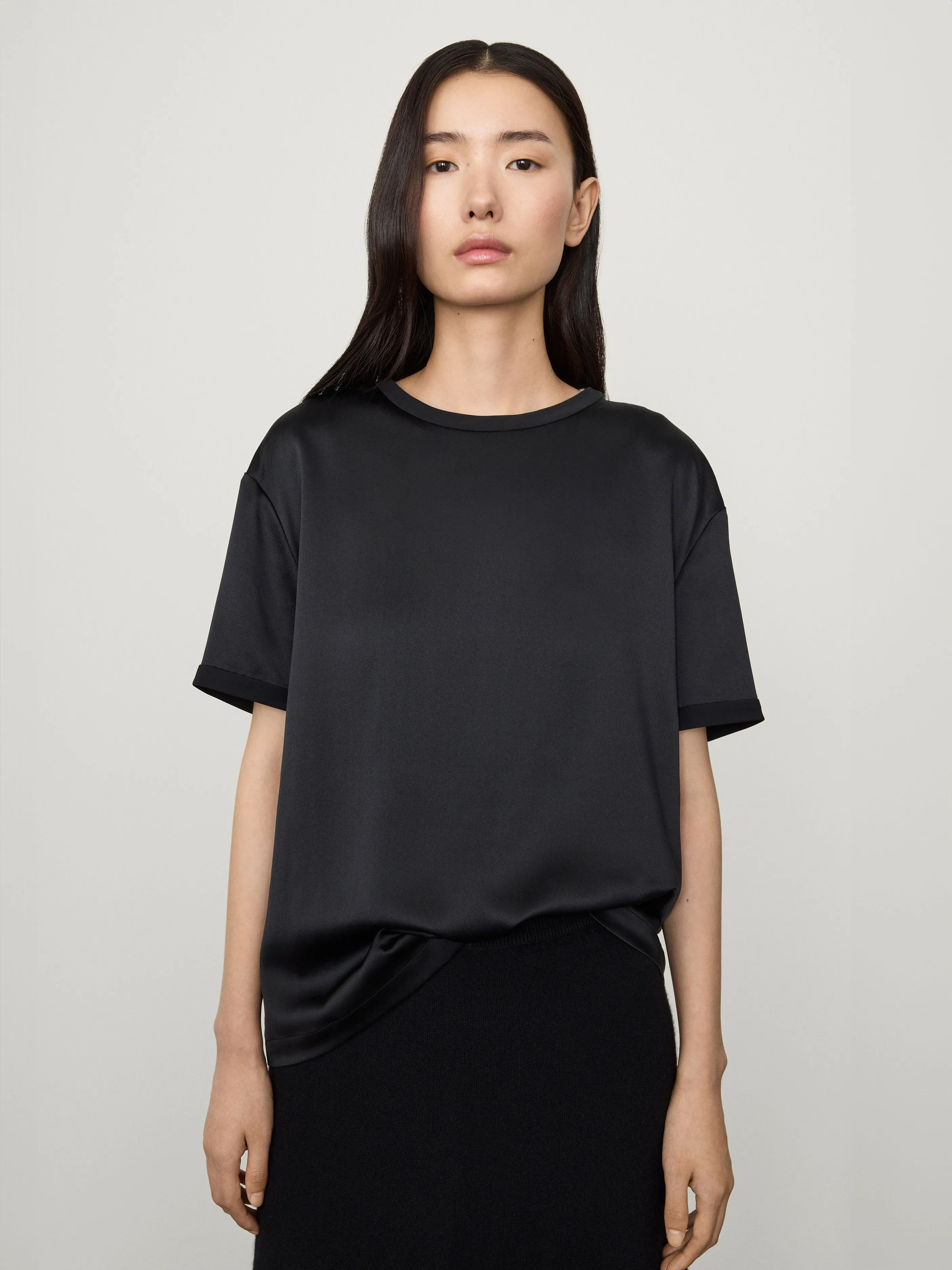 The Round Neck T-Shirt sold by Lisa Yang product image thumbnail 3