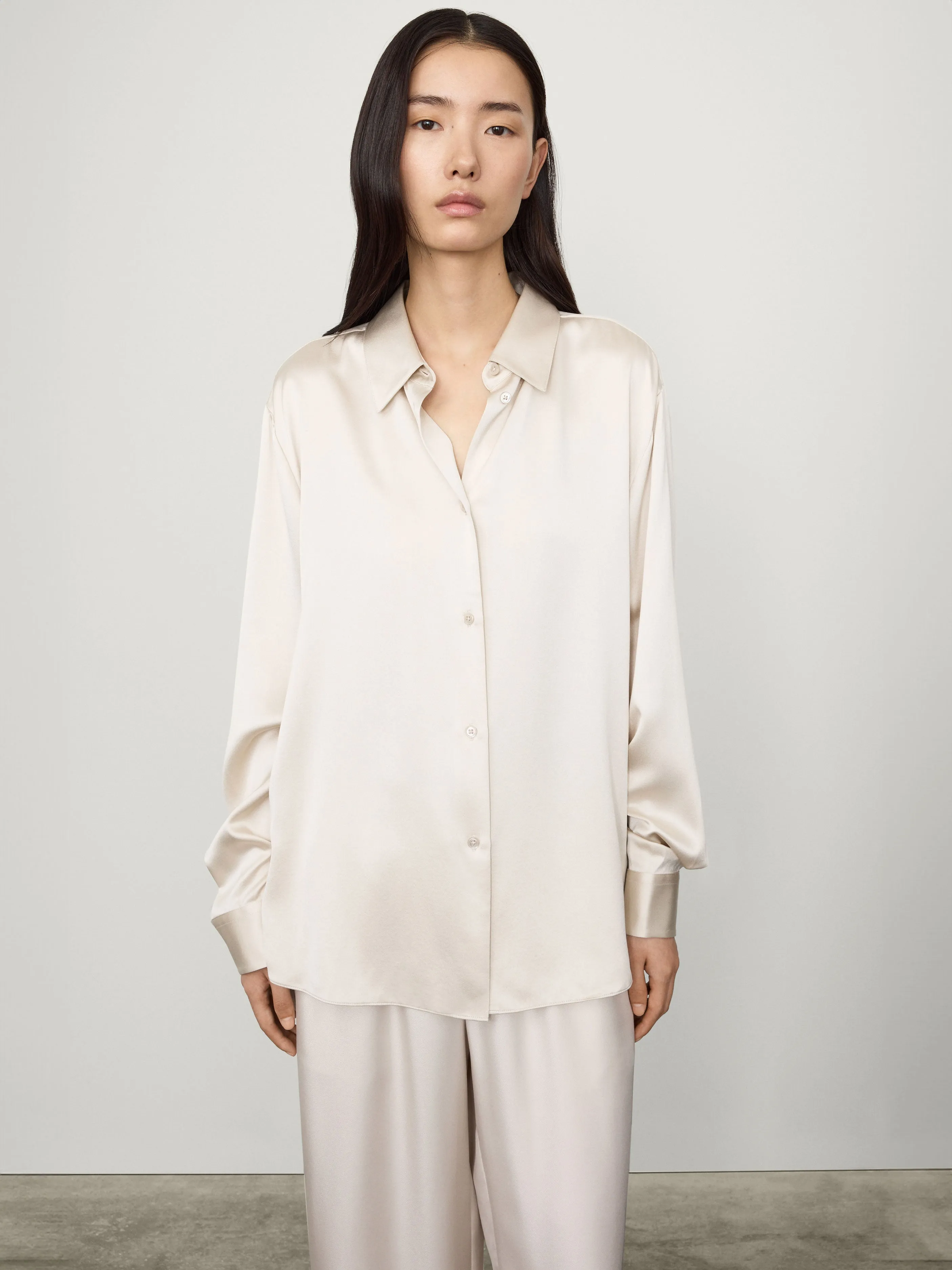 The Long Sleeved Button-Up Shirt sold by Lisa Yang