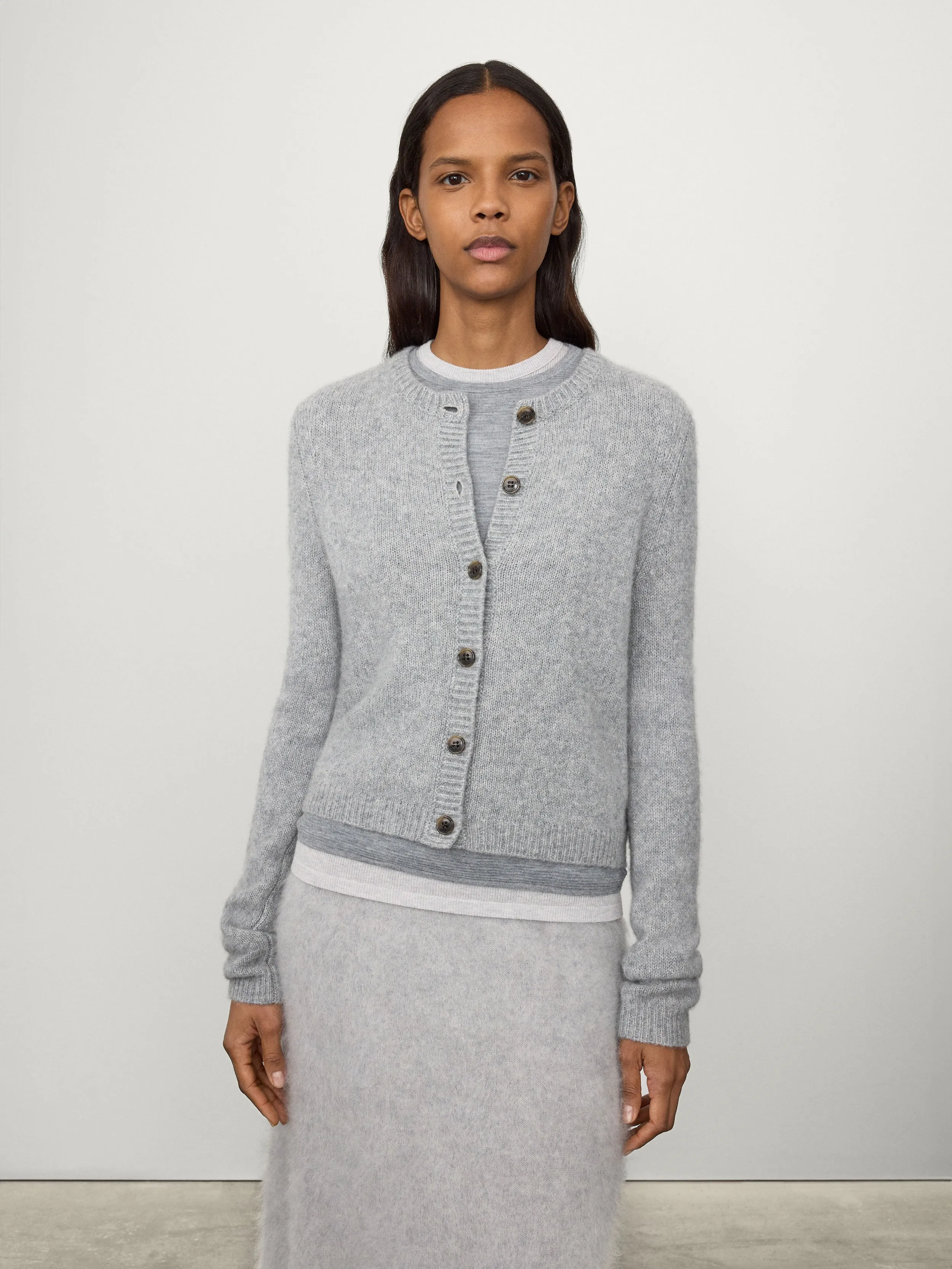 The Felicia Cardigan sold by Lisa Yang