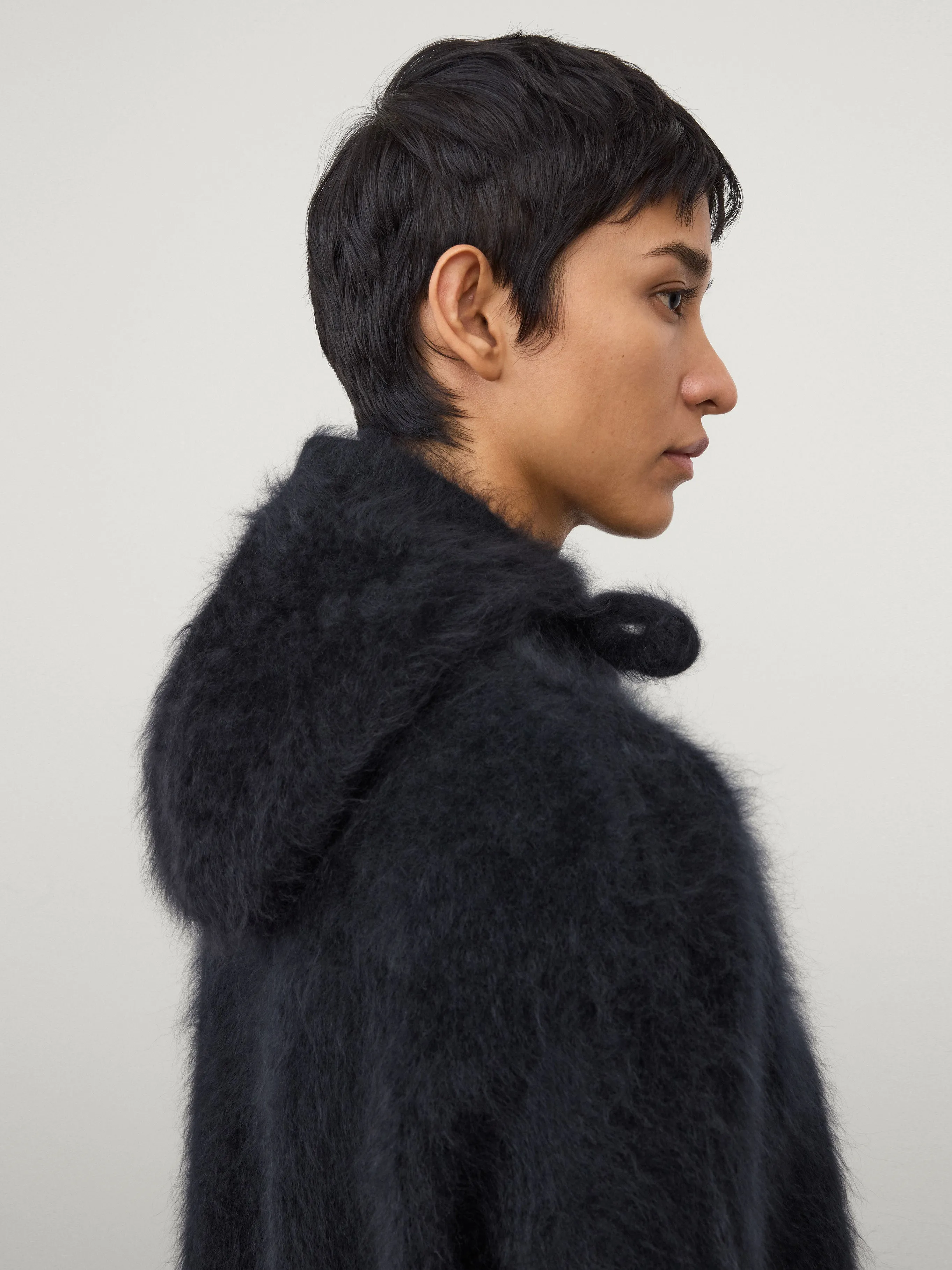 The Brushed Tied Hood sold by Lisa Yang product image thumbnail 4