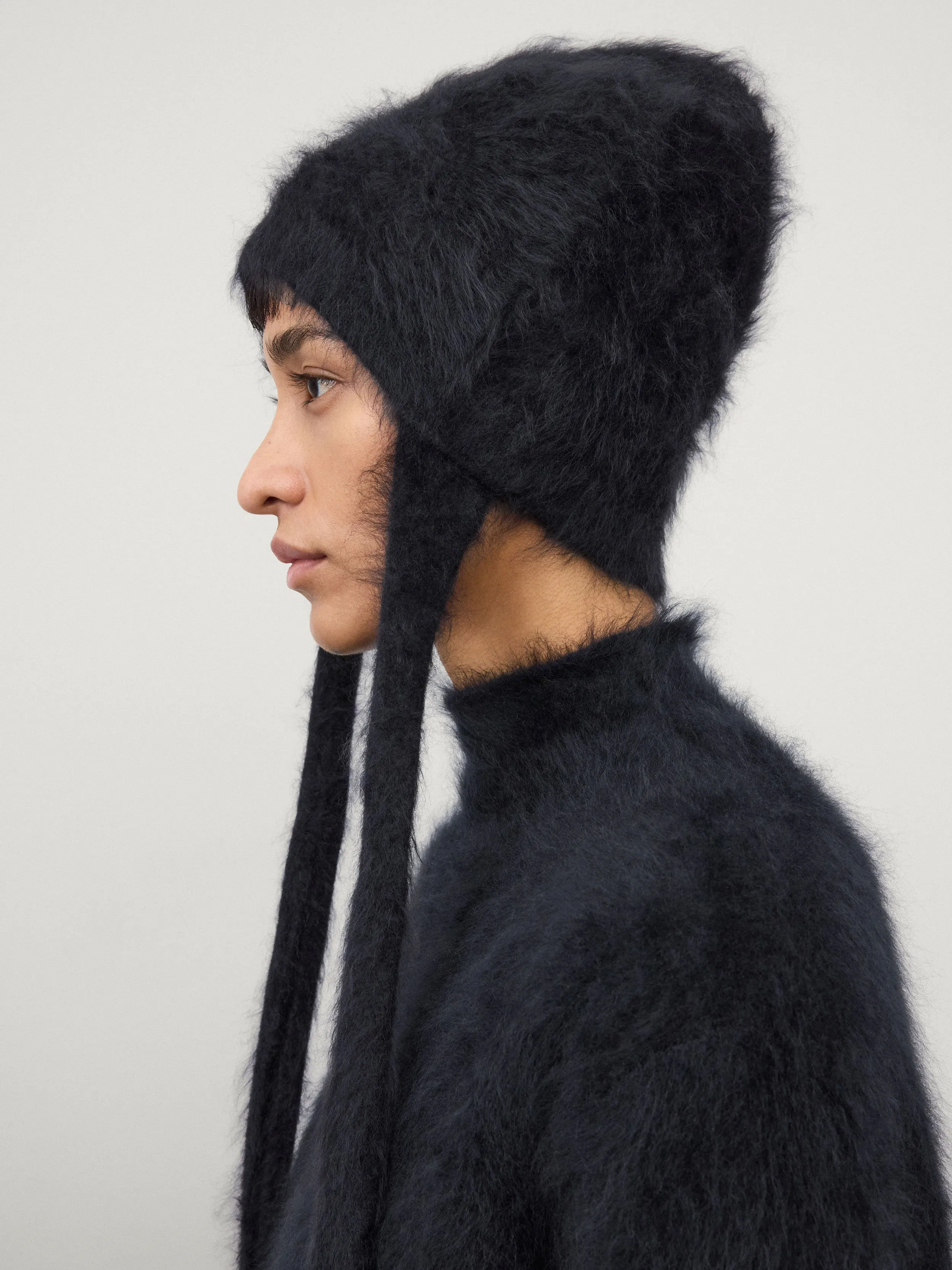 The Brushed Tied Hood sold by Lisa Yang product image thumbnail 2