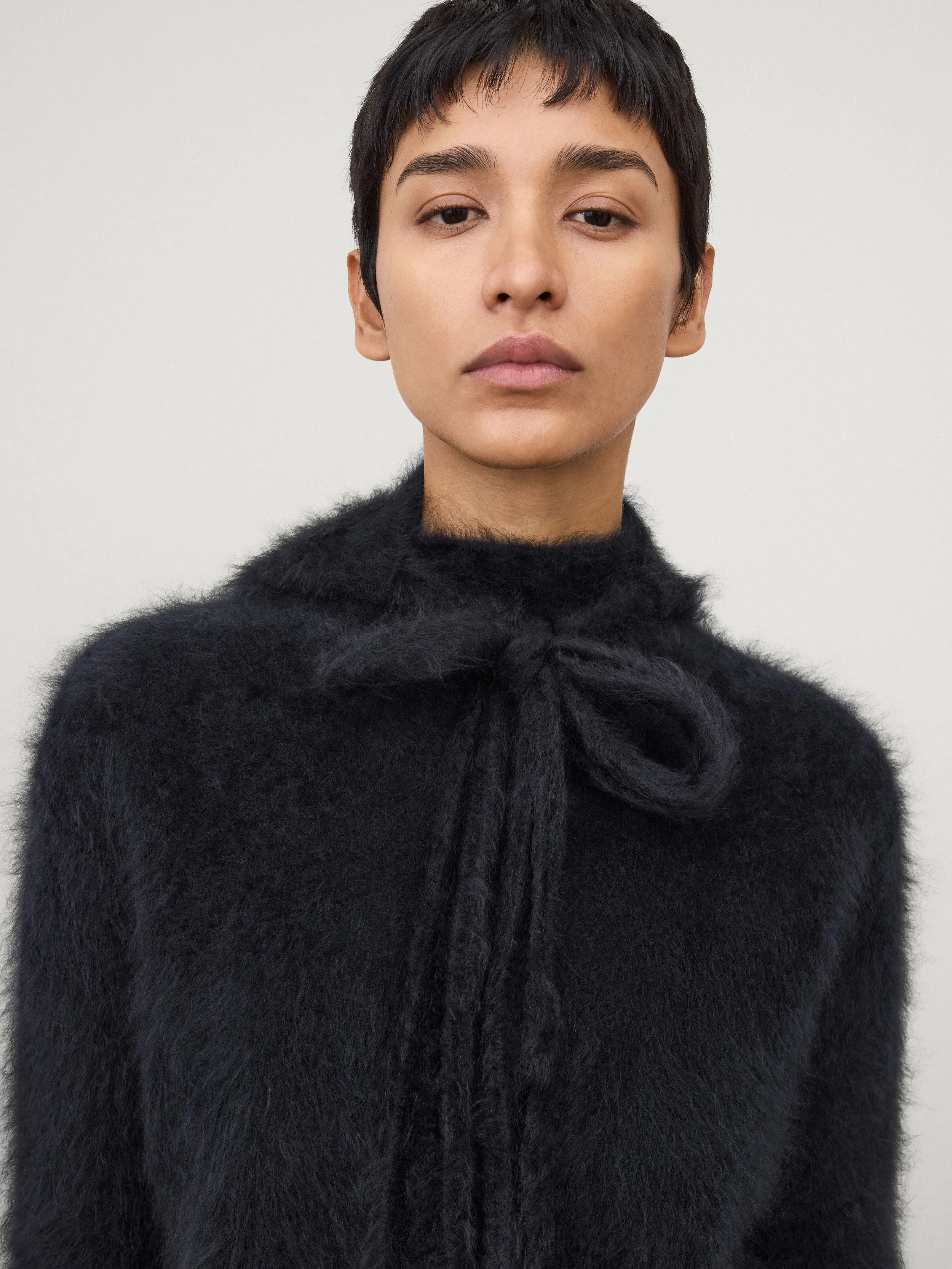 The Brushed Tied Hood sold by Lisa Yang product image thumbnail 3