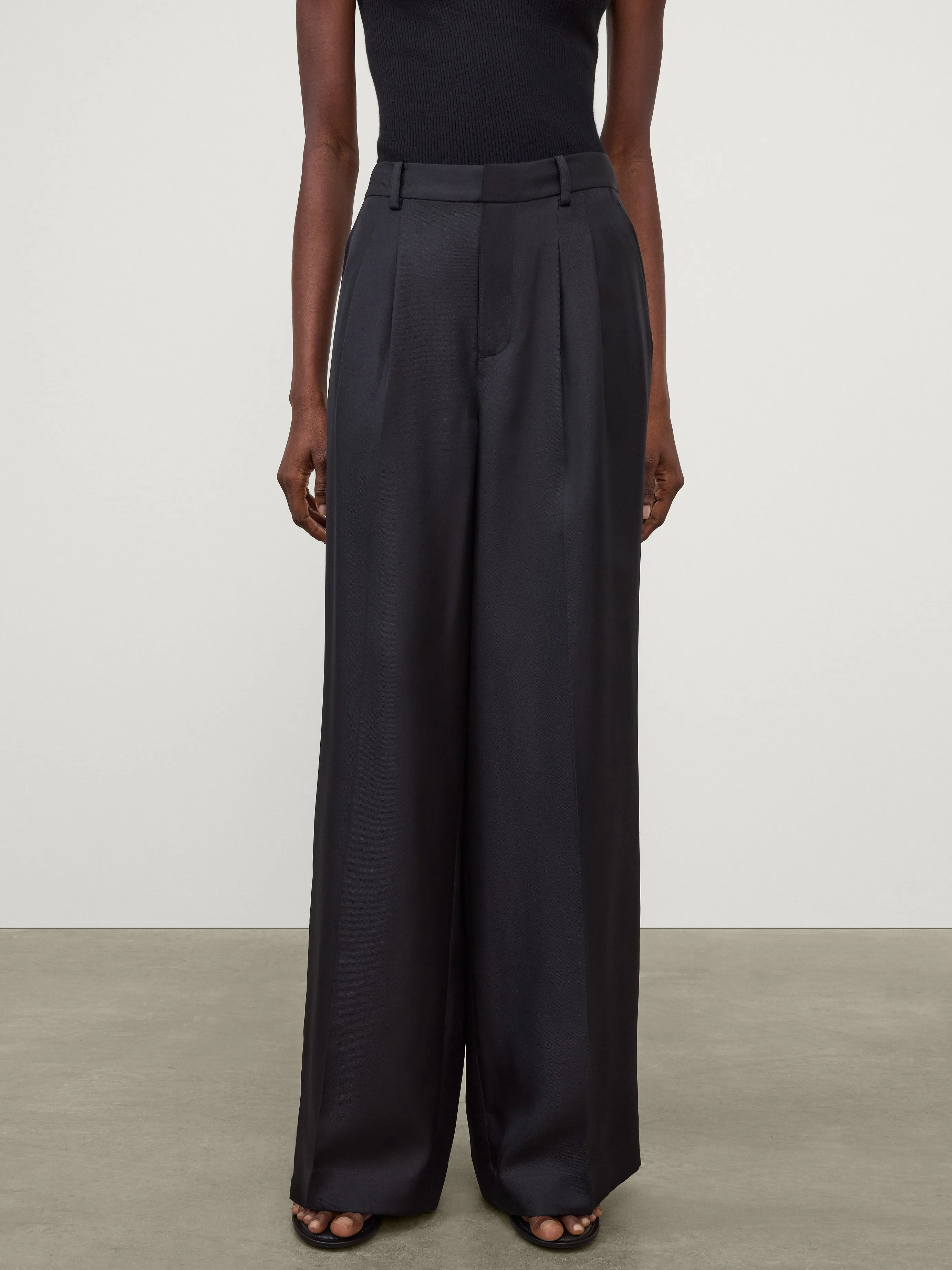 Tailored Wide Leg Trousers sold by Lisa Yang product image thumbnail 2
