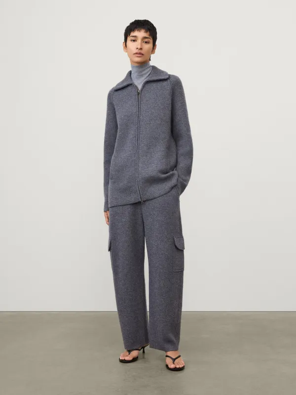 The Gardenia Zip Cardigan made by Lisa Yang