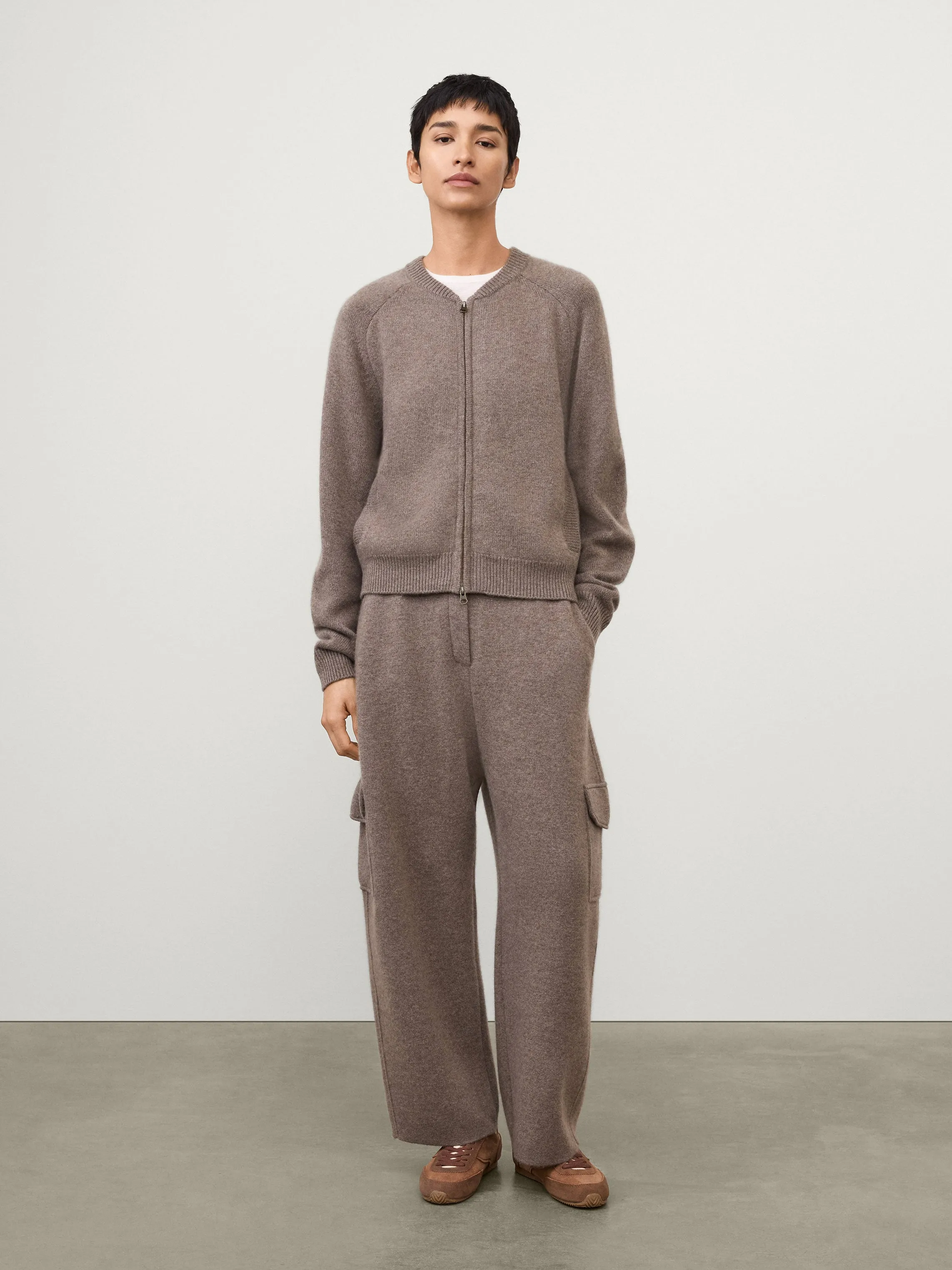 The Nessie Zip Cardigan Jacket sold by Lisa Yang