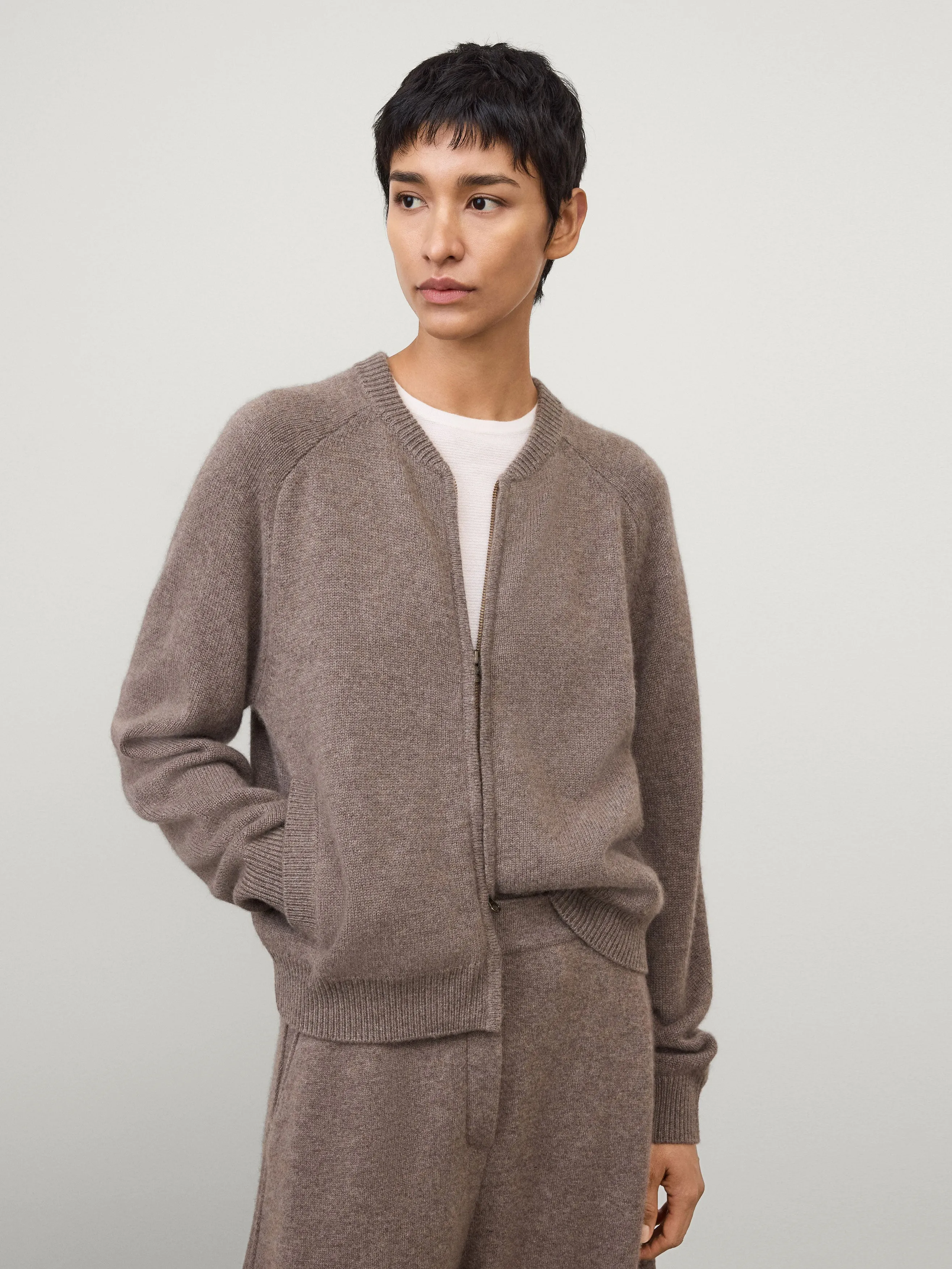 The Nessie Zip Cardigan Jacket sold by Lisa Yang product image thumbnail 2