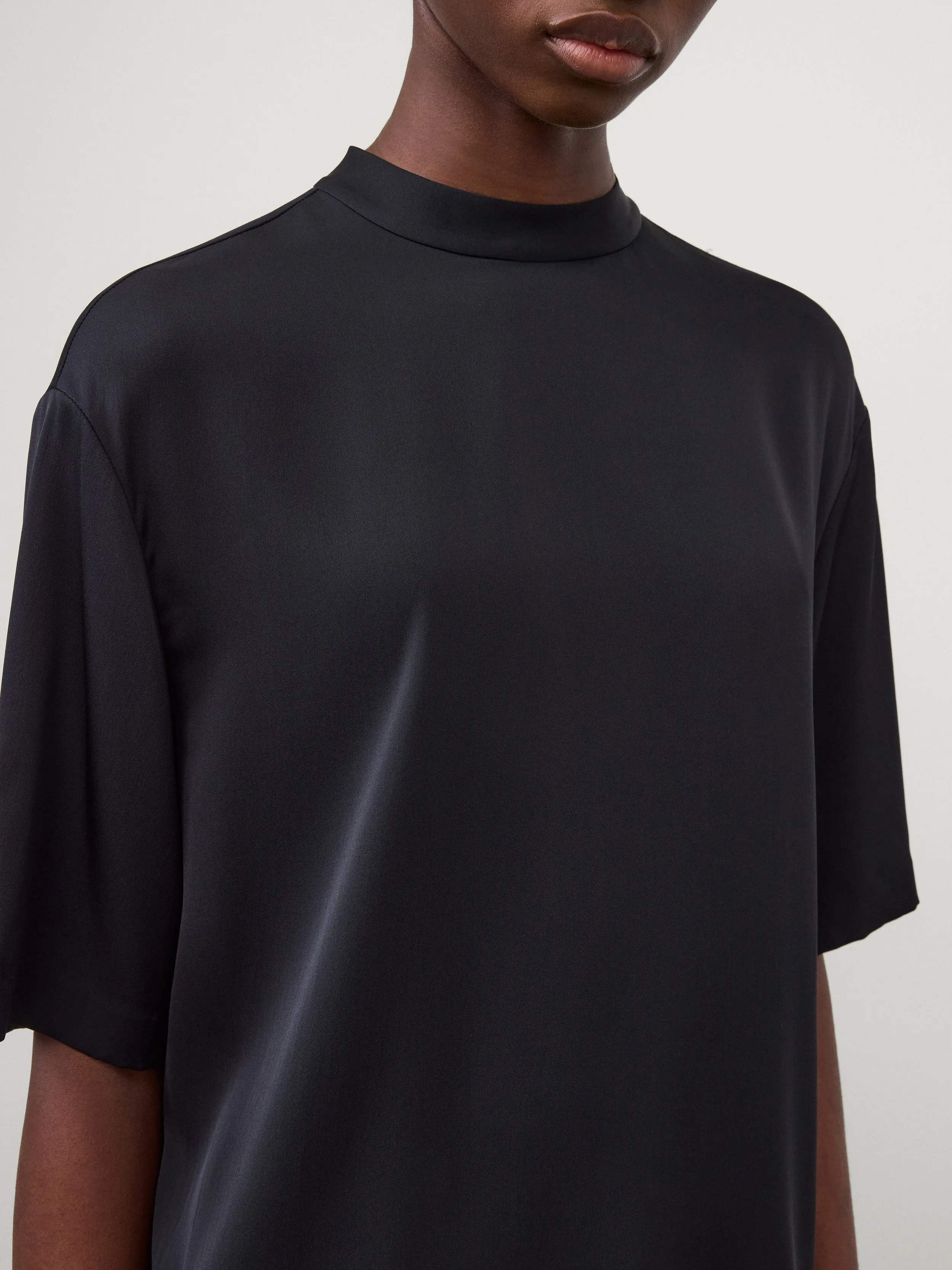 Oversized Round Neck T-Shirt sold by Lisa Yang product image thumbnail 5