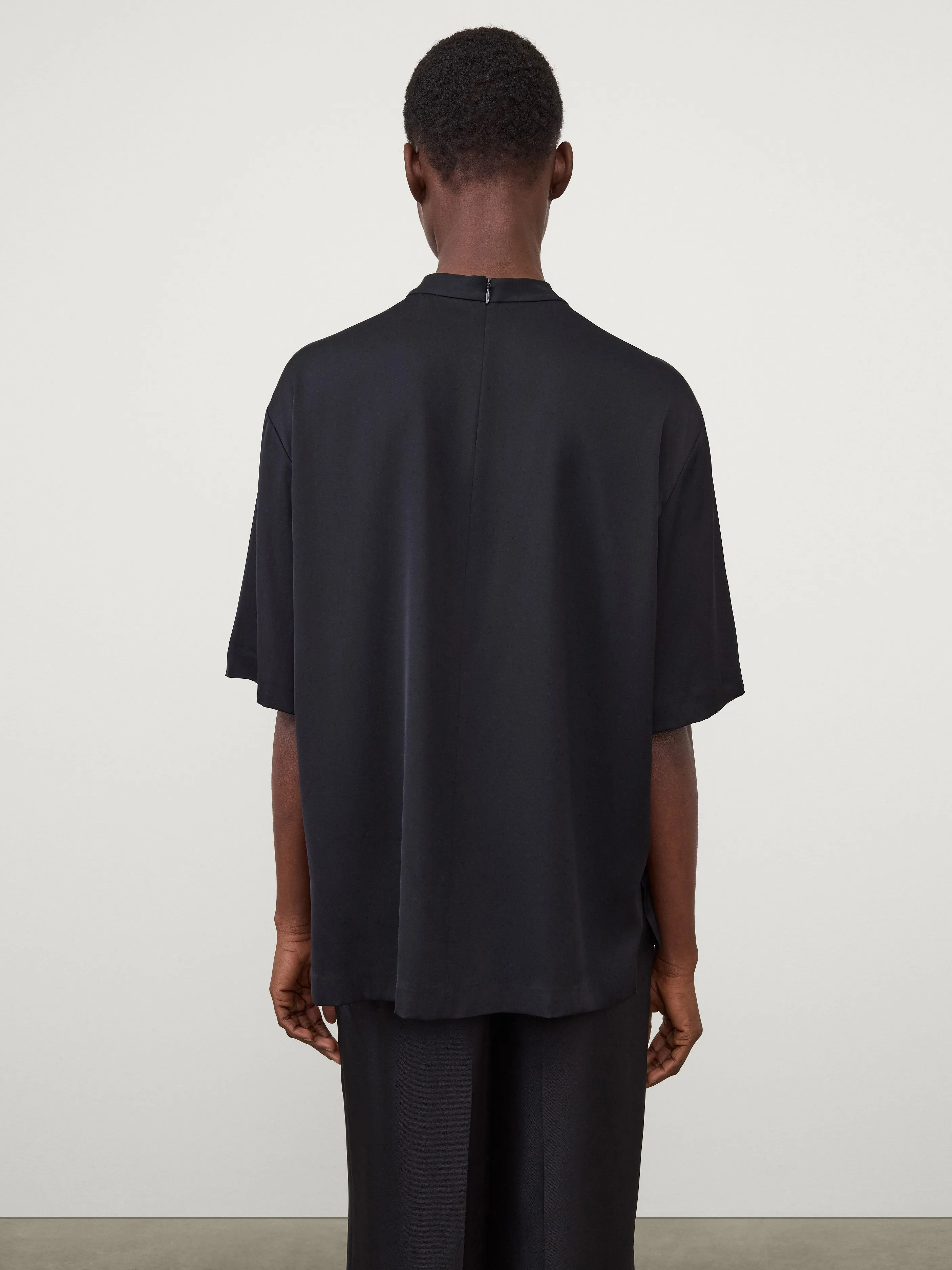 Oversized Round Neck T-Shirt sold by Lisa Yang product image thumbnail 4