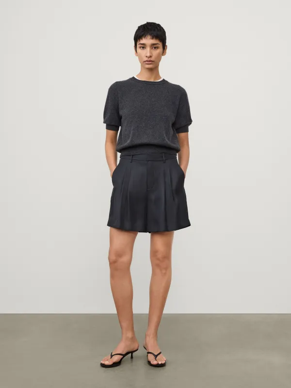 Tailored Wide Leg Shorts made by Lisa Yang
