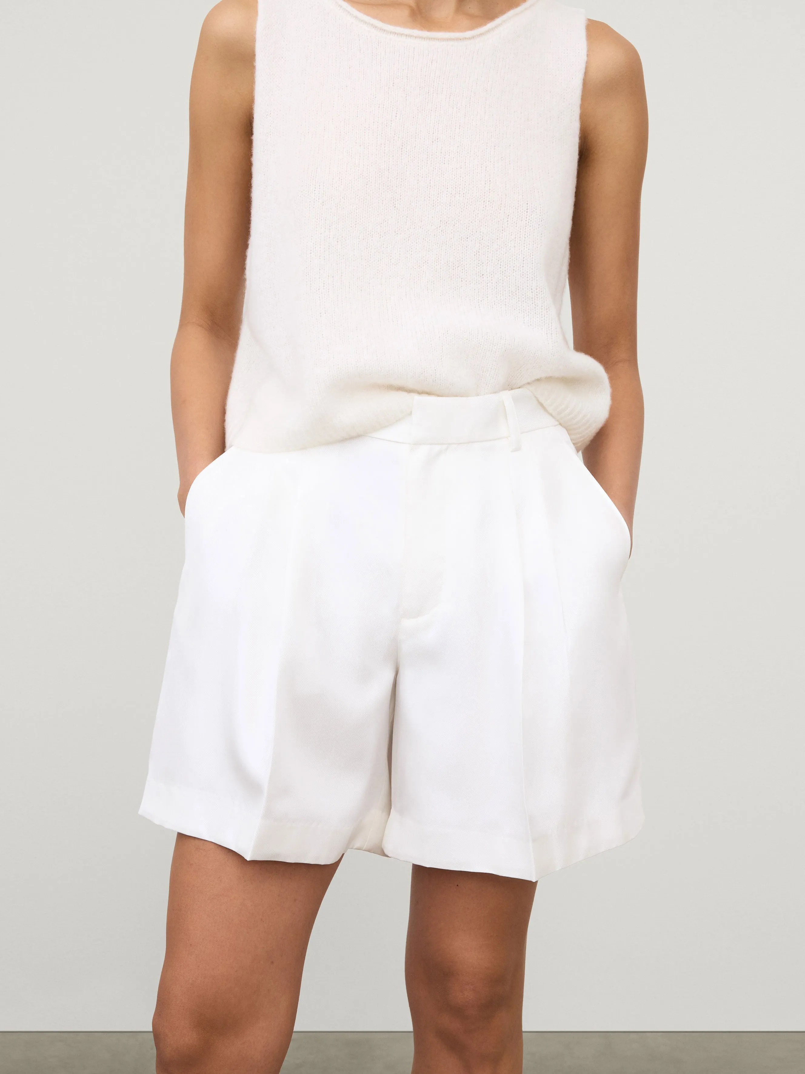 Tailored Wide Leg Shorts sold by Lisa Yang product image thumbnail 2