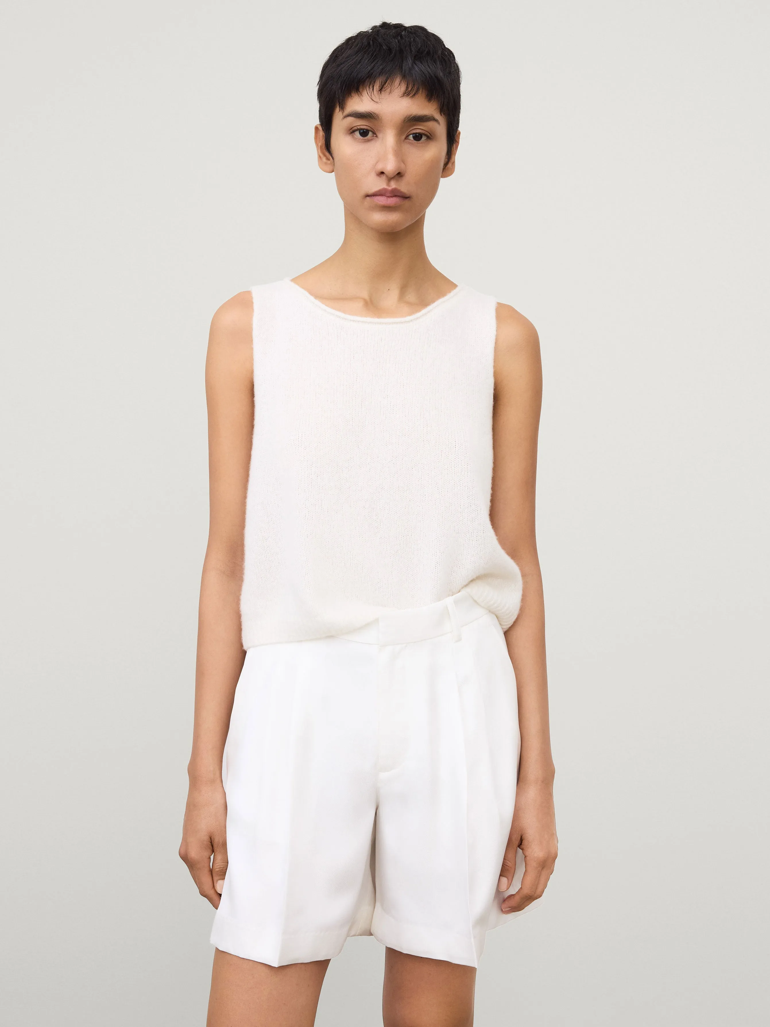 Tailored Wide Leg Shorts sold by Lisa Yang product image thumbnail 3