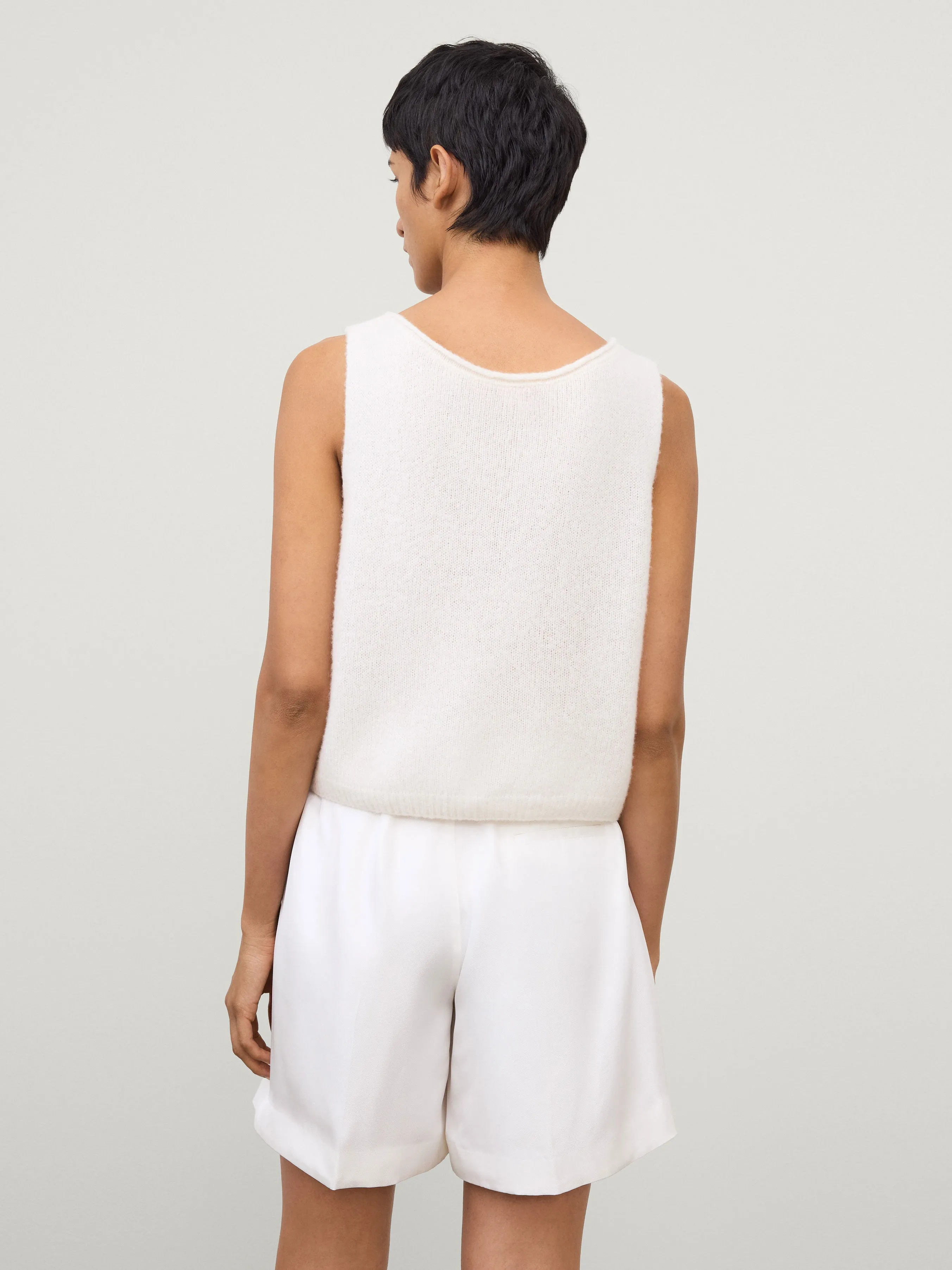 Tailored Wide Leg Shorts sold by Lisa Yang product image thumbnail 4