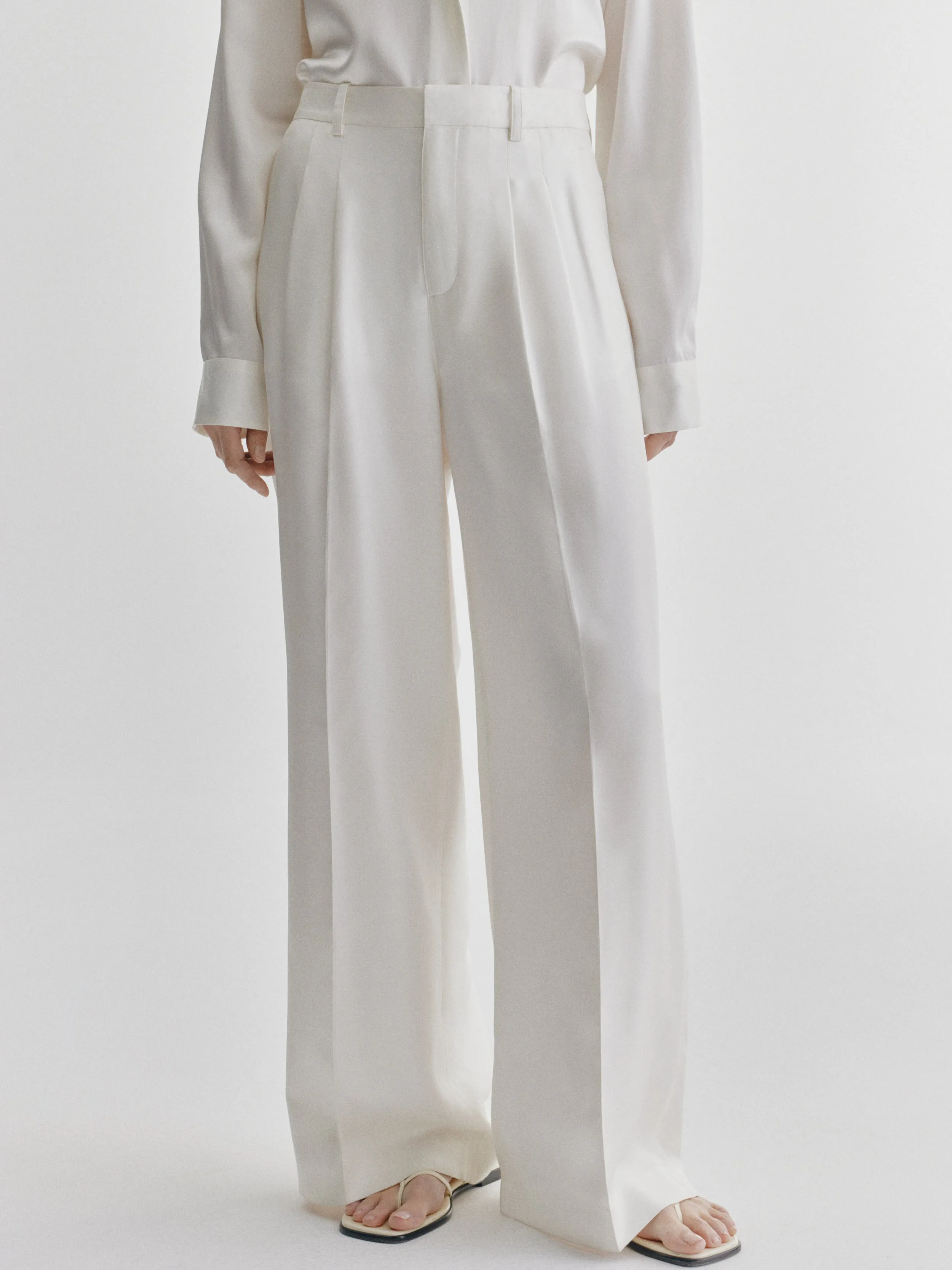 Tailored Wide Leg Trousers sold by Lisa Yang product image thumbnail 3