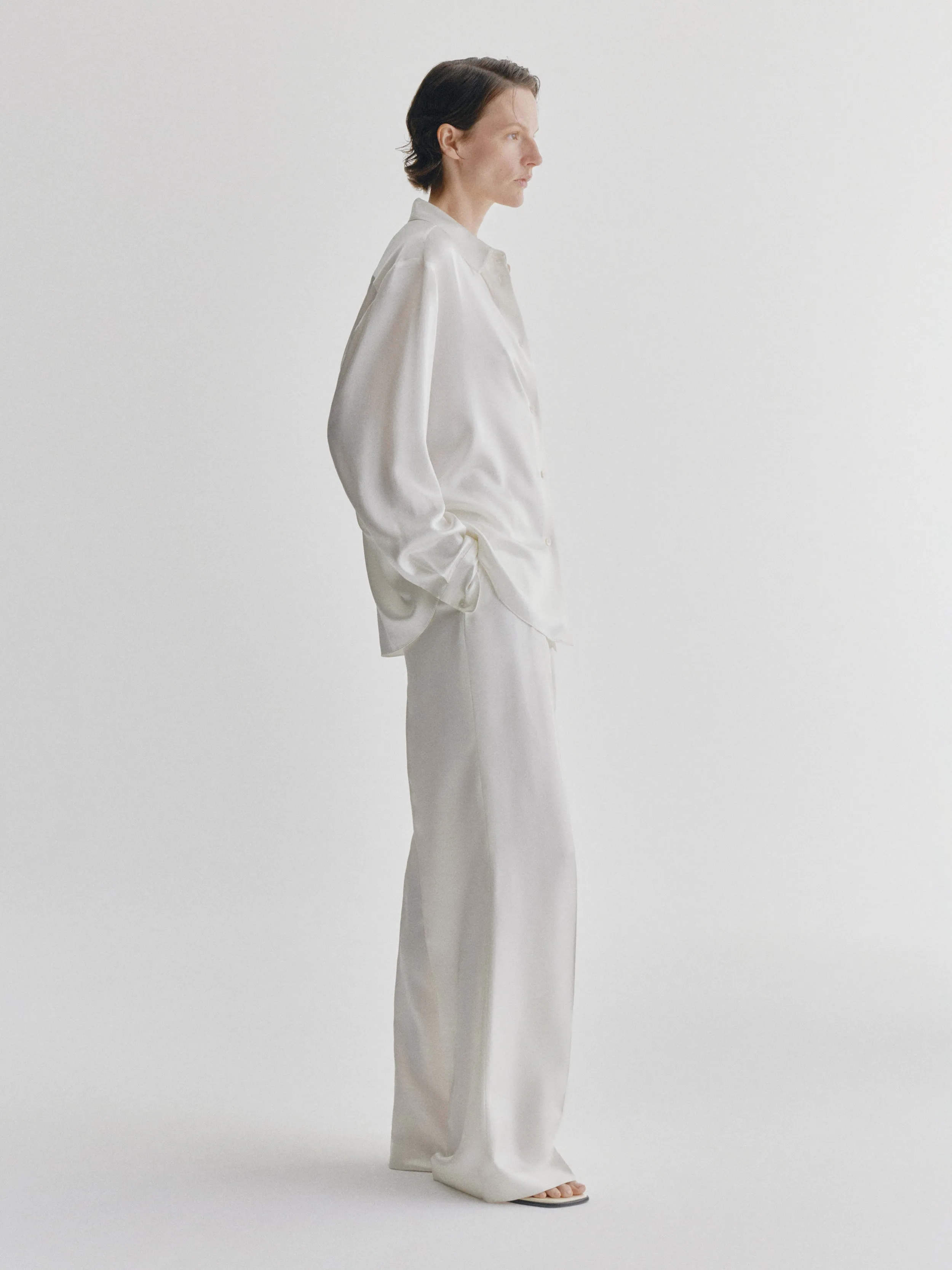 Tailored Wide Leg Trousers sold by Lisa Yang product image thumbnail 4