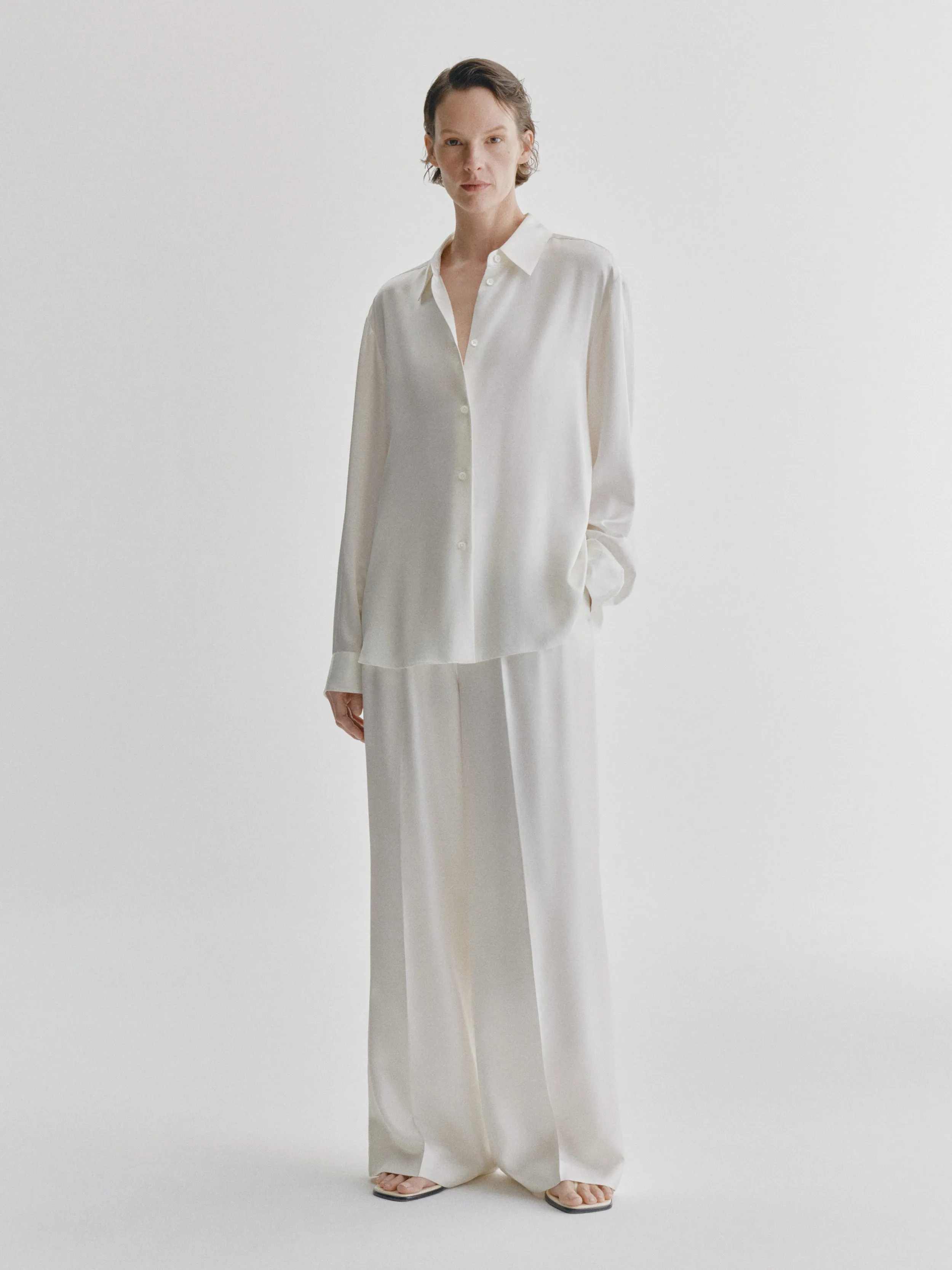 Tailored Wide Leg Trousers sold by Lisa Yang product image thumbnail 2