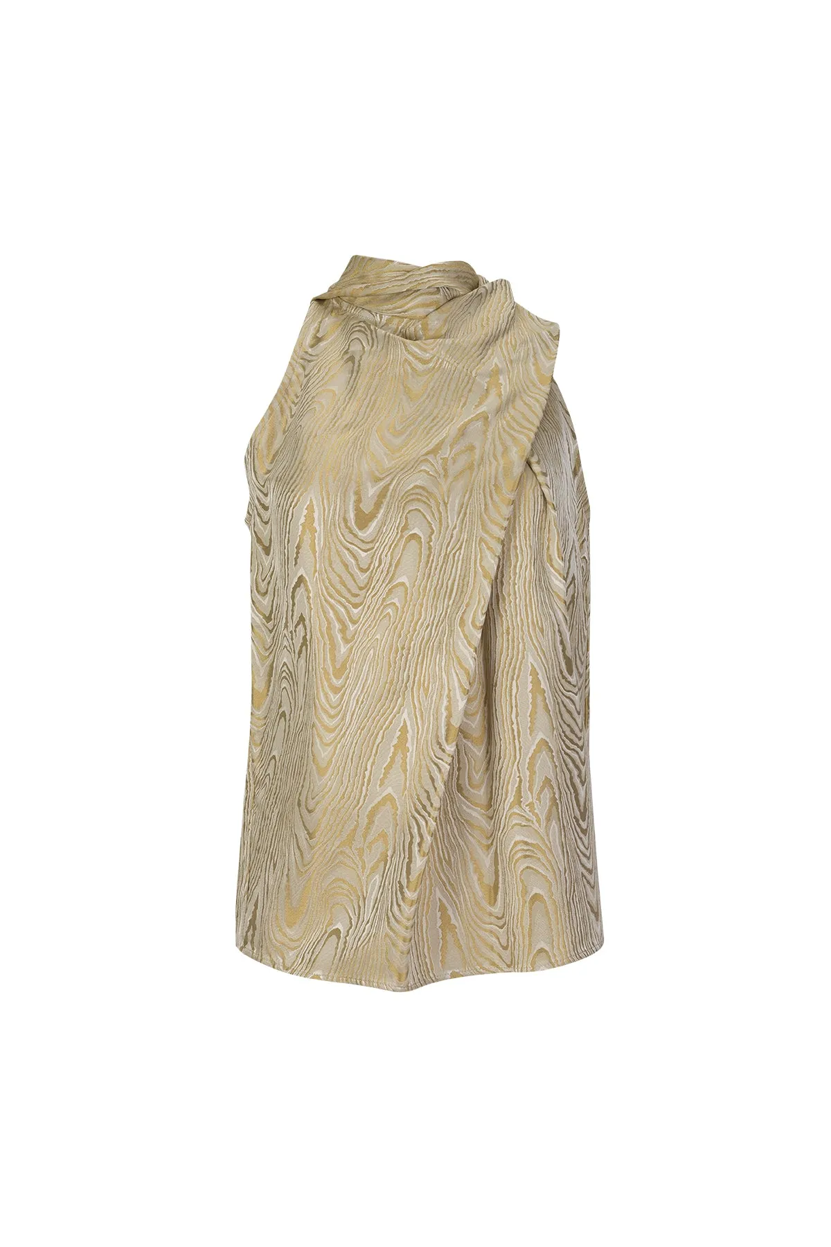 GOLD DRAPED BLOUSE sold by Marques ’ Almeida product image thumbnail 2