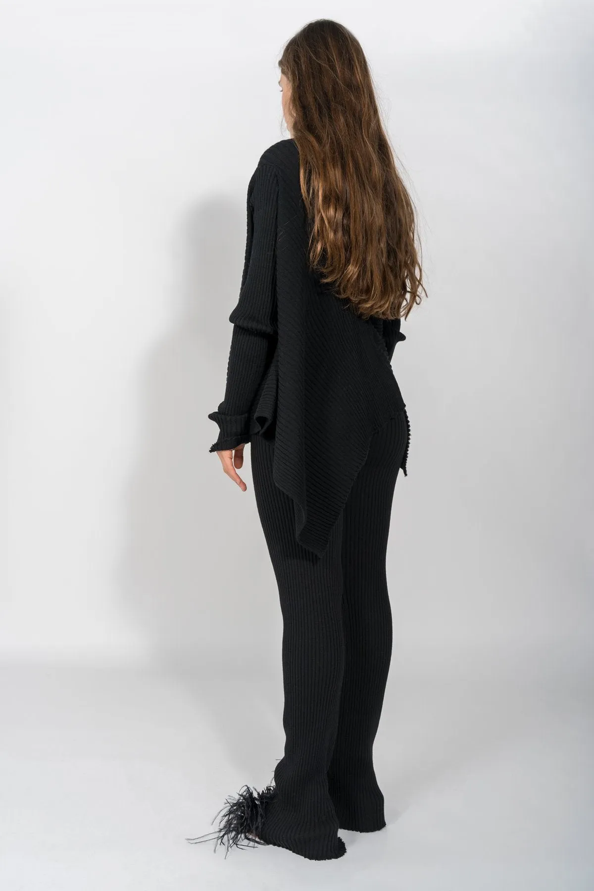 BLACK MERINO TROUSERS sold by Marques ’ Almeida product image thumbnail 5