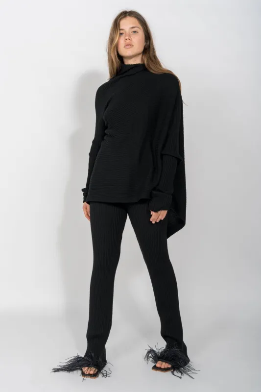 BLACK MERINO TROUSERS sold by Marques ’ Almeida