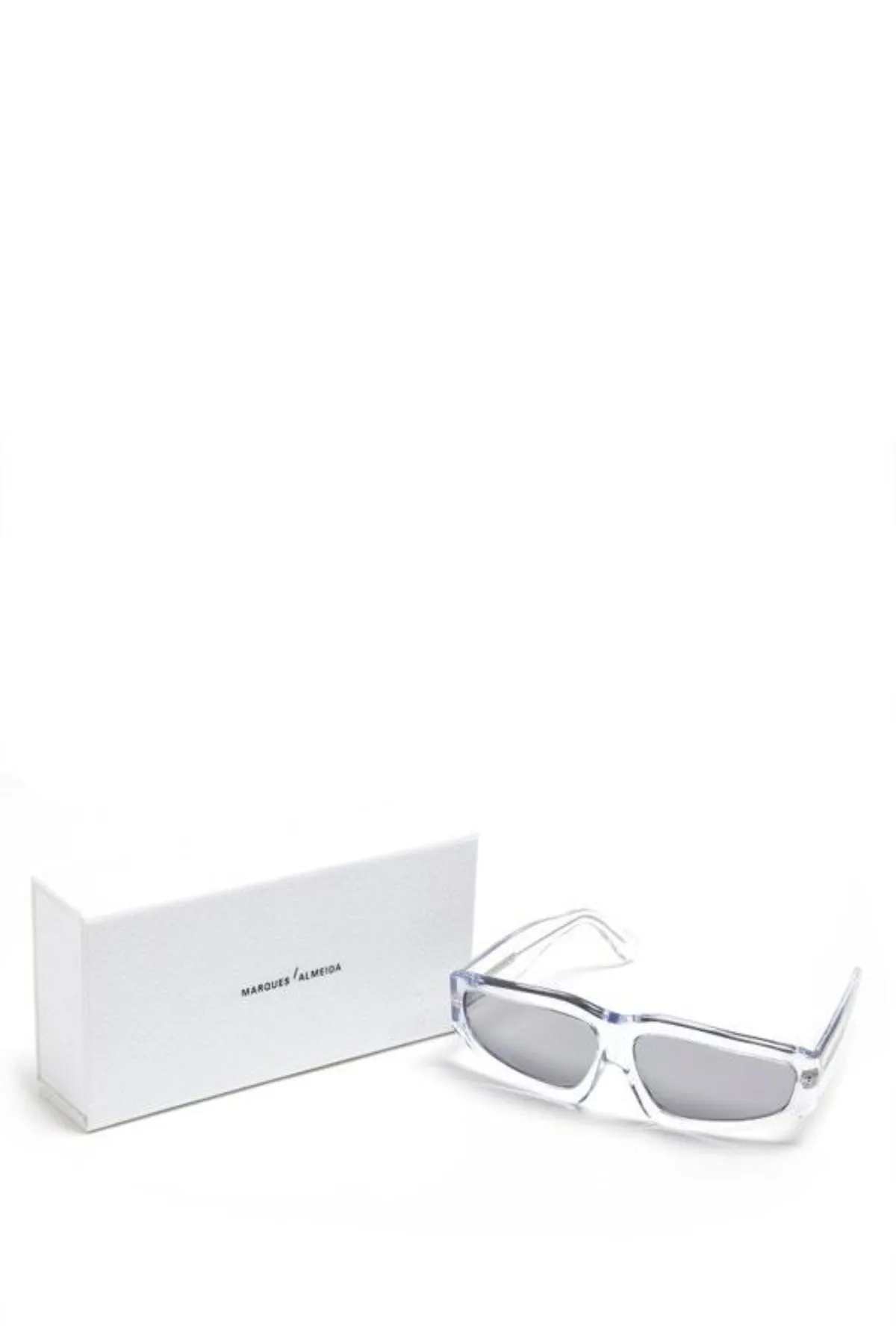 CLEAR ANGULAR FRAME SUNGLASSES sold by Marques ’ Almeida product image thumbnail 4