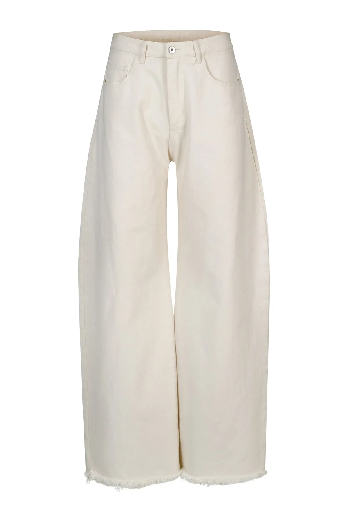 OFF-WHITE DRILL BOYFRIENDS TROUSERS sold by Marques ’ Almeida product image thumbnail 2