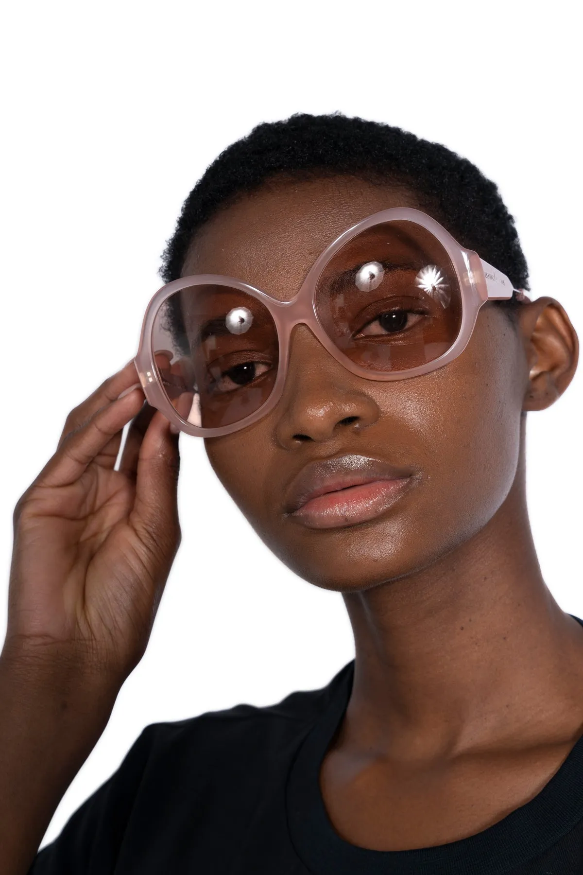 PINK OVERSIZED SUNGLASSES sold by Marques ’ Almeida product image thumbnail 2