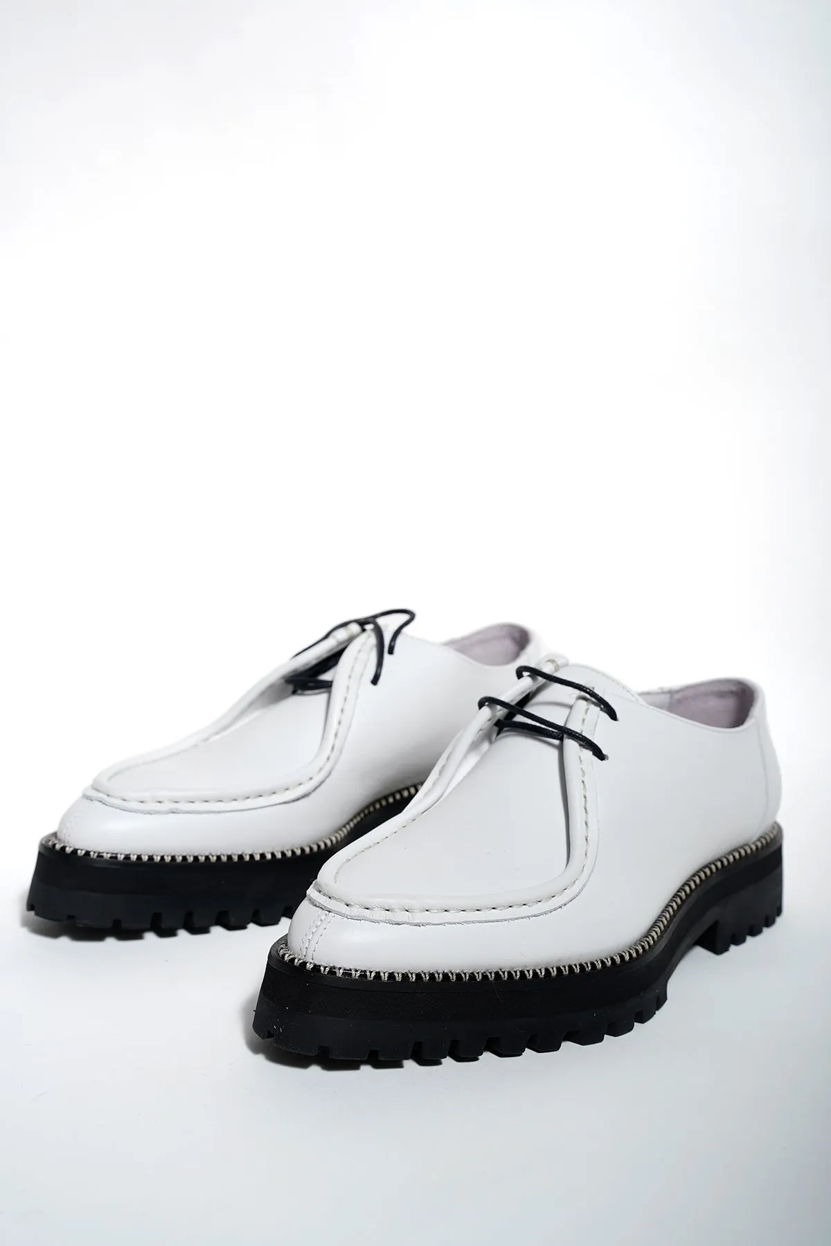 WHITE BROGUE W/ BLANKET STITCH sold by Marques ’ Almeida