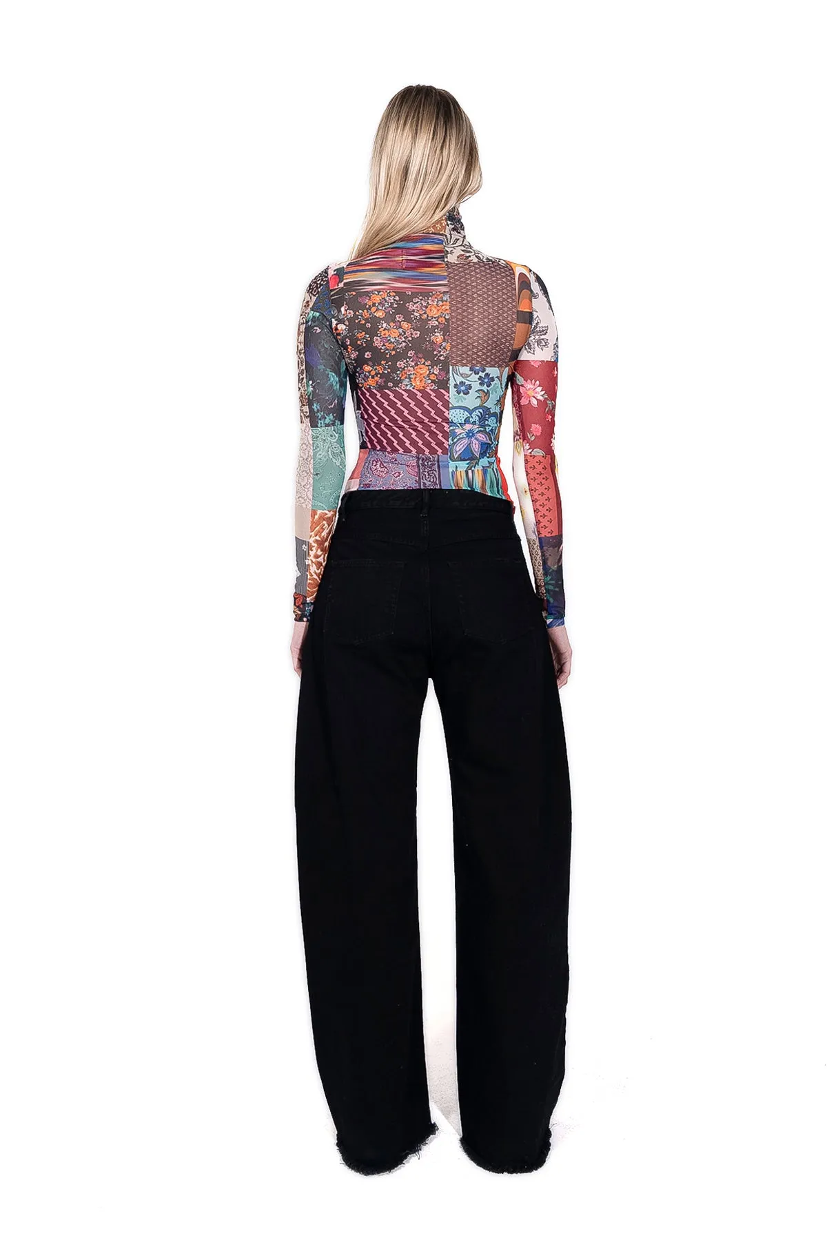 BLACK DRILL BOYFRIEND TROUSERS sold by Marques ’ Almeida product image thumbnail 3