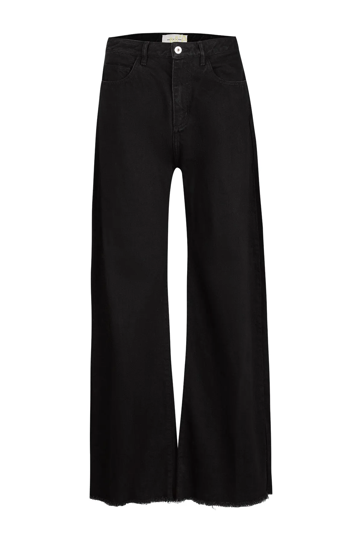 BLACK DRILL BOYFRIEND TROUSERS sold by Marques ’ Almeida product image thumbnail 2