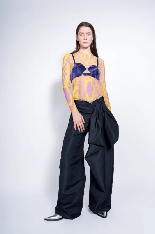 BLACK BOYFRIEND TROUSERS WITH BOW sold by Marques ’ Almeida