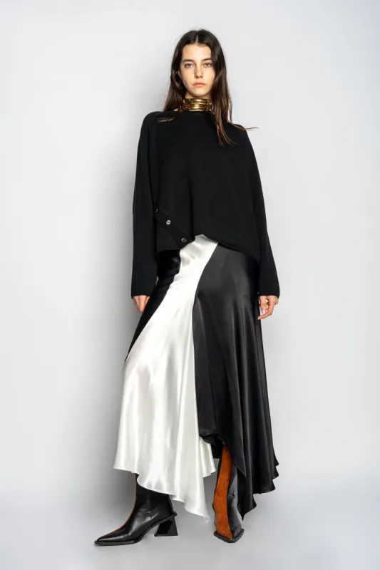 BLACK MERINO DECONSTRUCTED JUMPER sold by Marques ’ Almeida