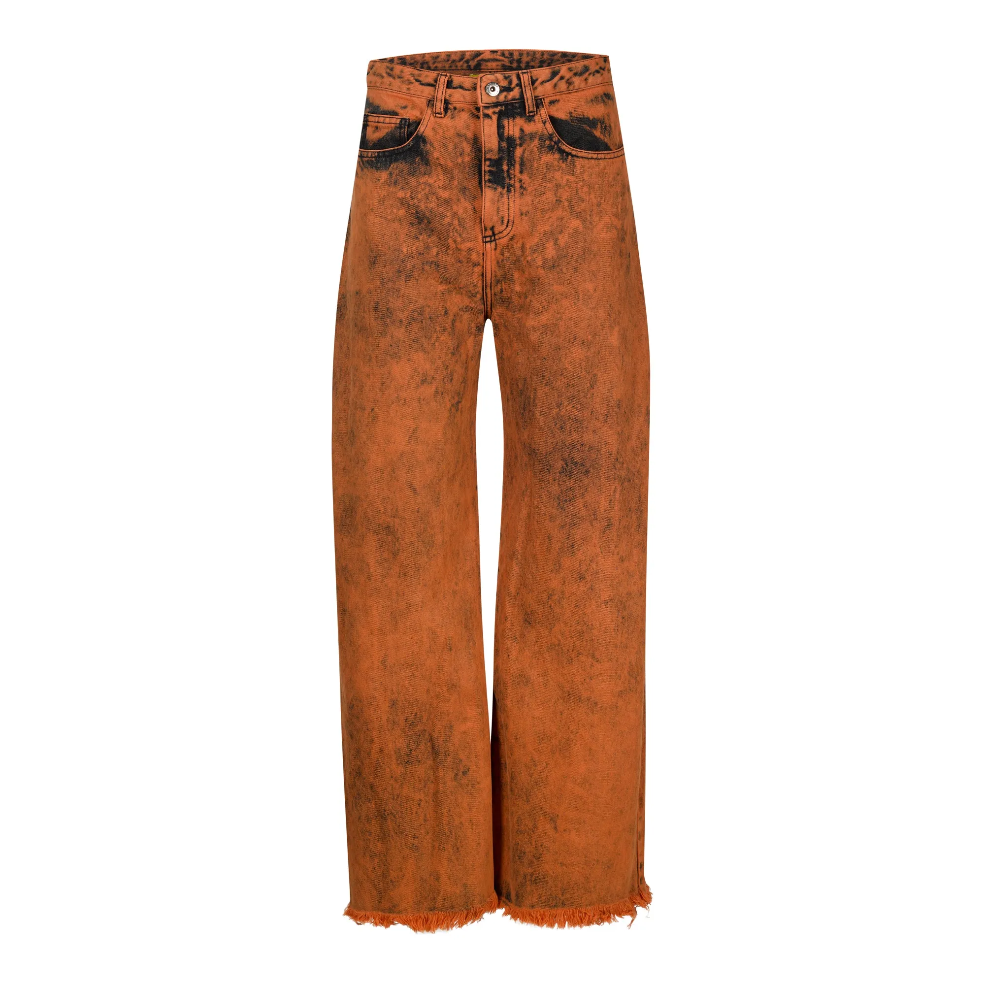 ORANGE OVERDYE DENIM BOYFRIEND TROUSERS sold by Marques ’ Almeida product image thumbnail 2