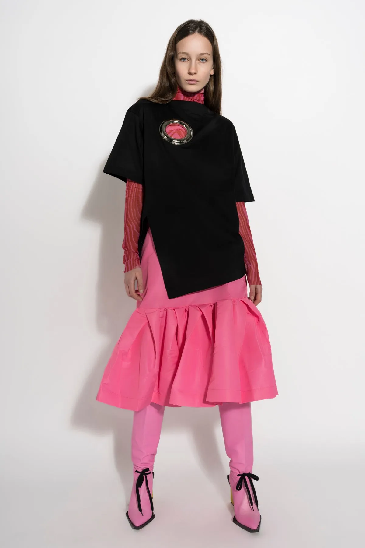 PINK FITTED SKIRT sold by Marques ’ Almeida