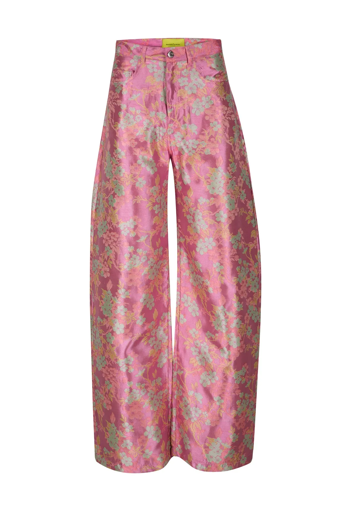 FLOWER BROCADE BOYFRIEND TROUSERS sold by Marques ’ Almeida product image thumbnail 2