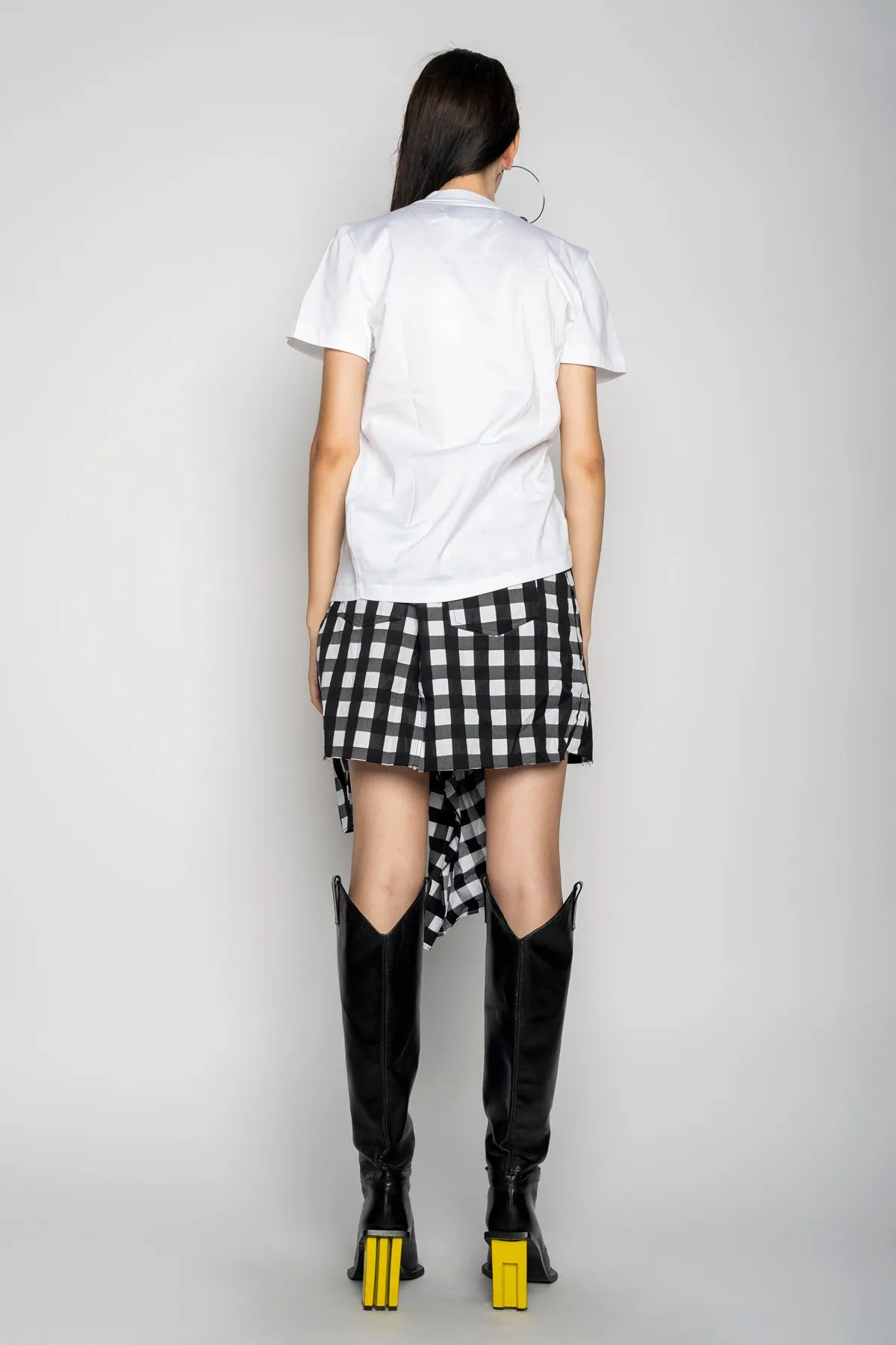 GATHERED T-SHIRT IN WHITE sold by Marques ’ Almeida product image thumbnail 2