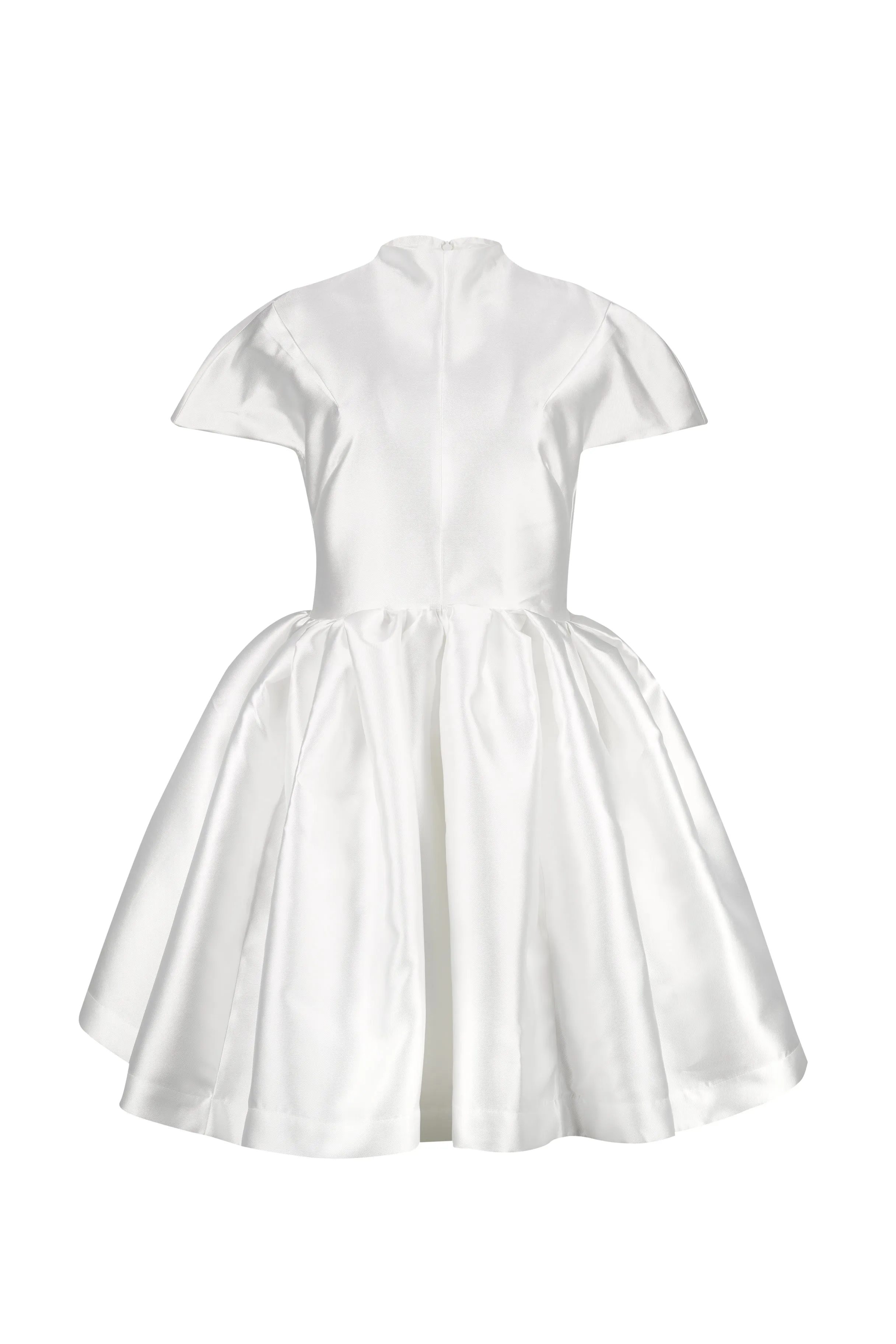 WHITE SHORT SLEEVE PUFF SKIRT DRESS sold by Marques ’ Almeida product image thumbnail 2