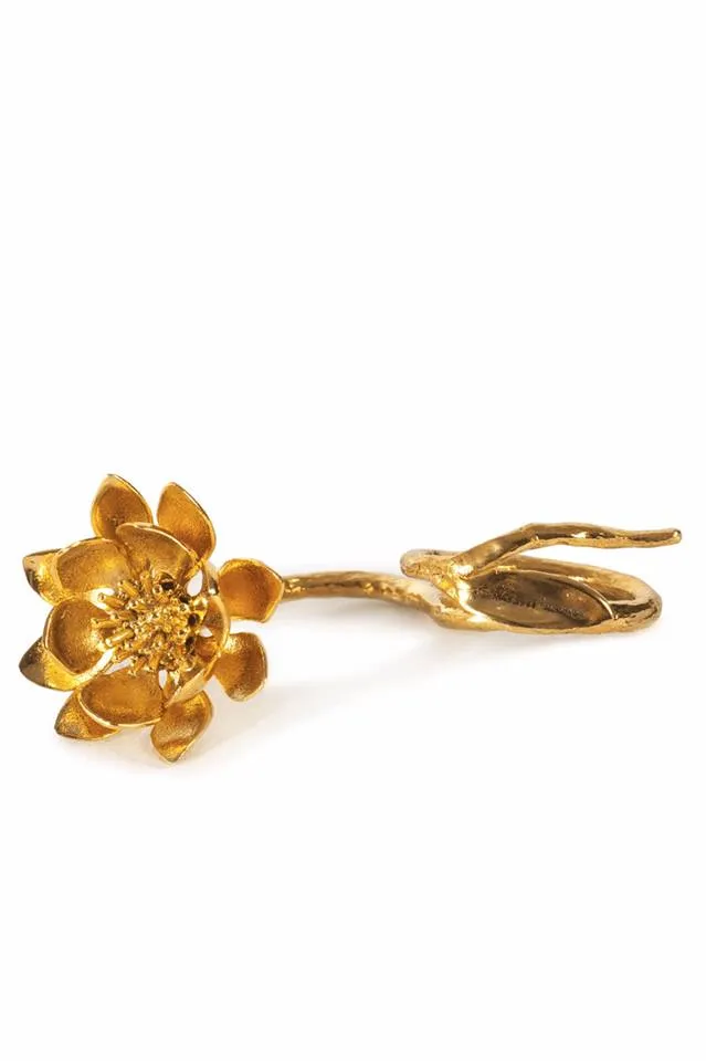 GOLD FLOWER RING sold by Marques ’ Almeida