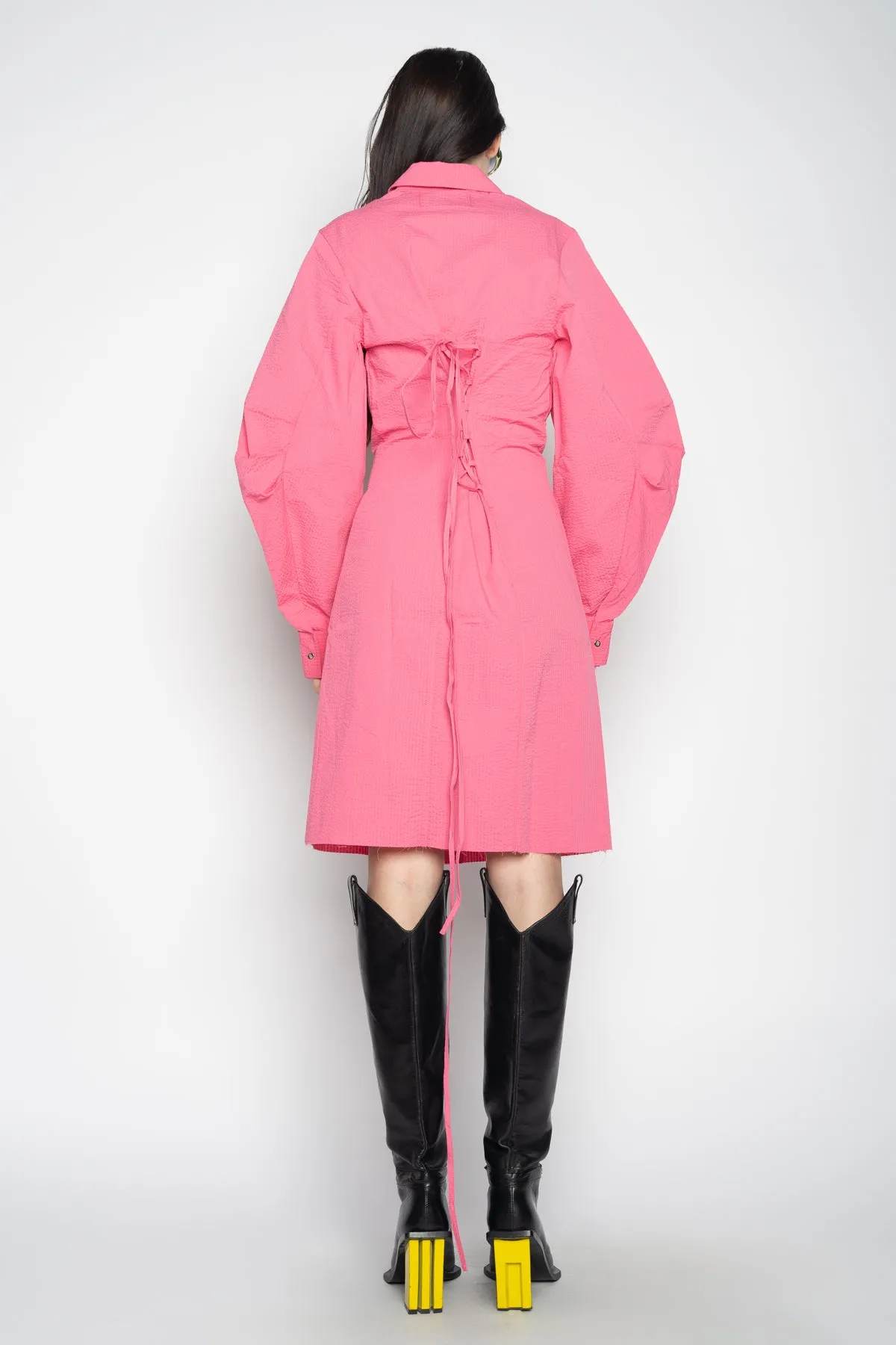 PINK CORSET FITTED DRESS sold by Marques ’ Almeida product image thumbnail 2