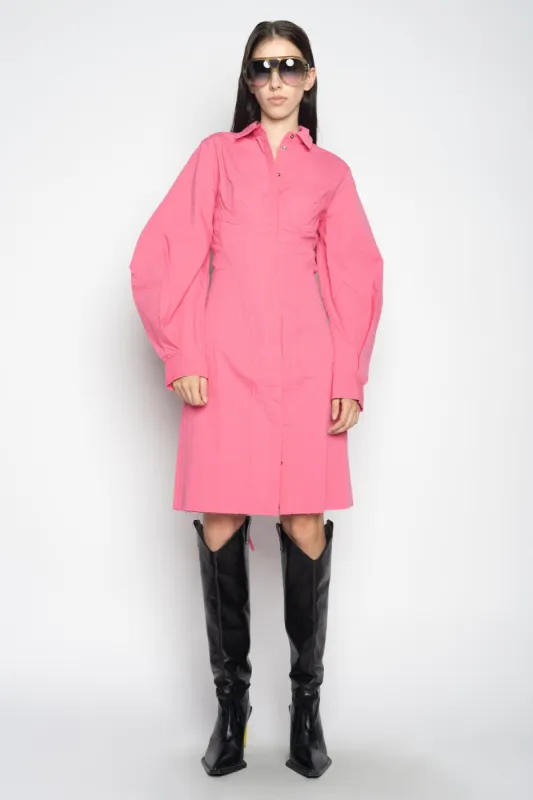 PINK CORSET FITTED DRESS made by Marques ’ Almeida