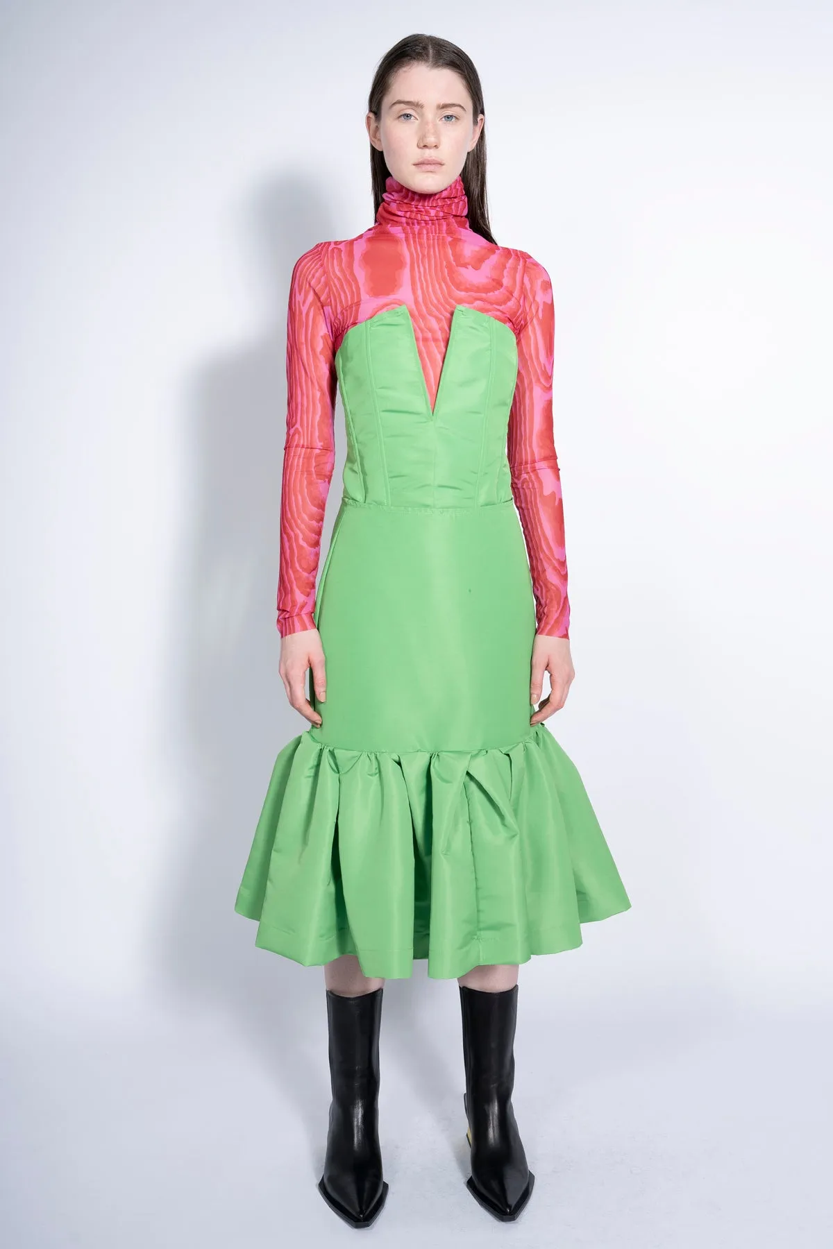 GREEN FITTED SKIRT sold by Marques ’ Almeida