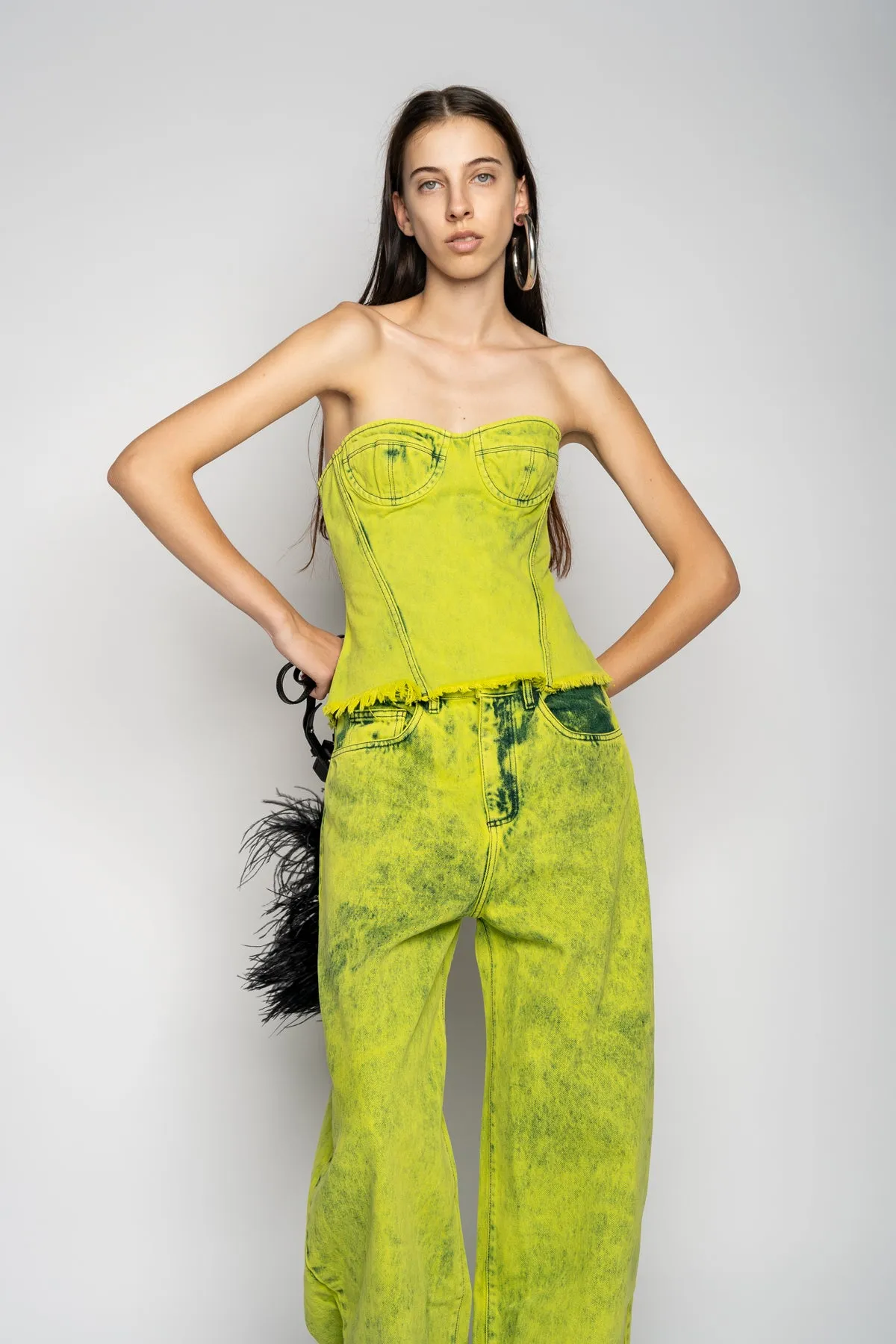 LIME BRA CUP CORSET sold by Marques ’ Almeida product image thumbnail 5