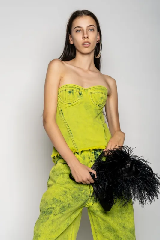 LIME BRA CUP CORSET sold by Marques ’ Almeida